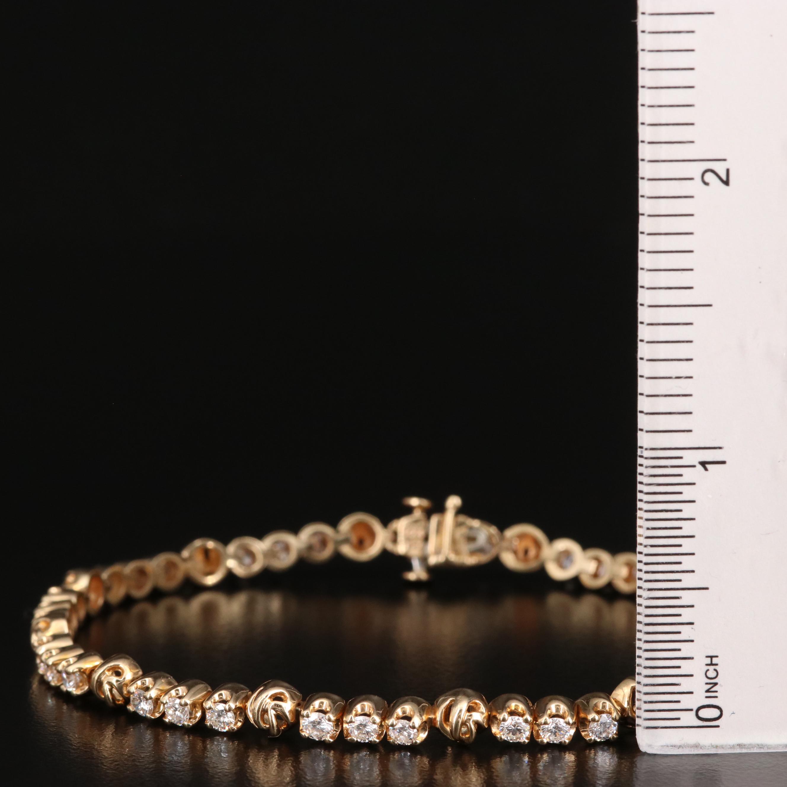 14K 2.45 CTW Diamond Bracelet