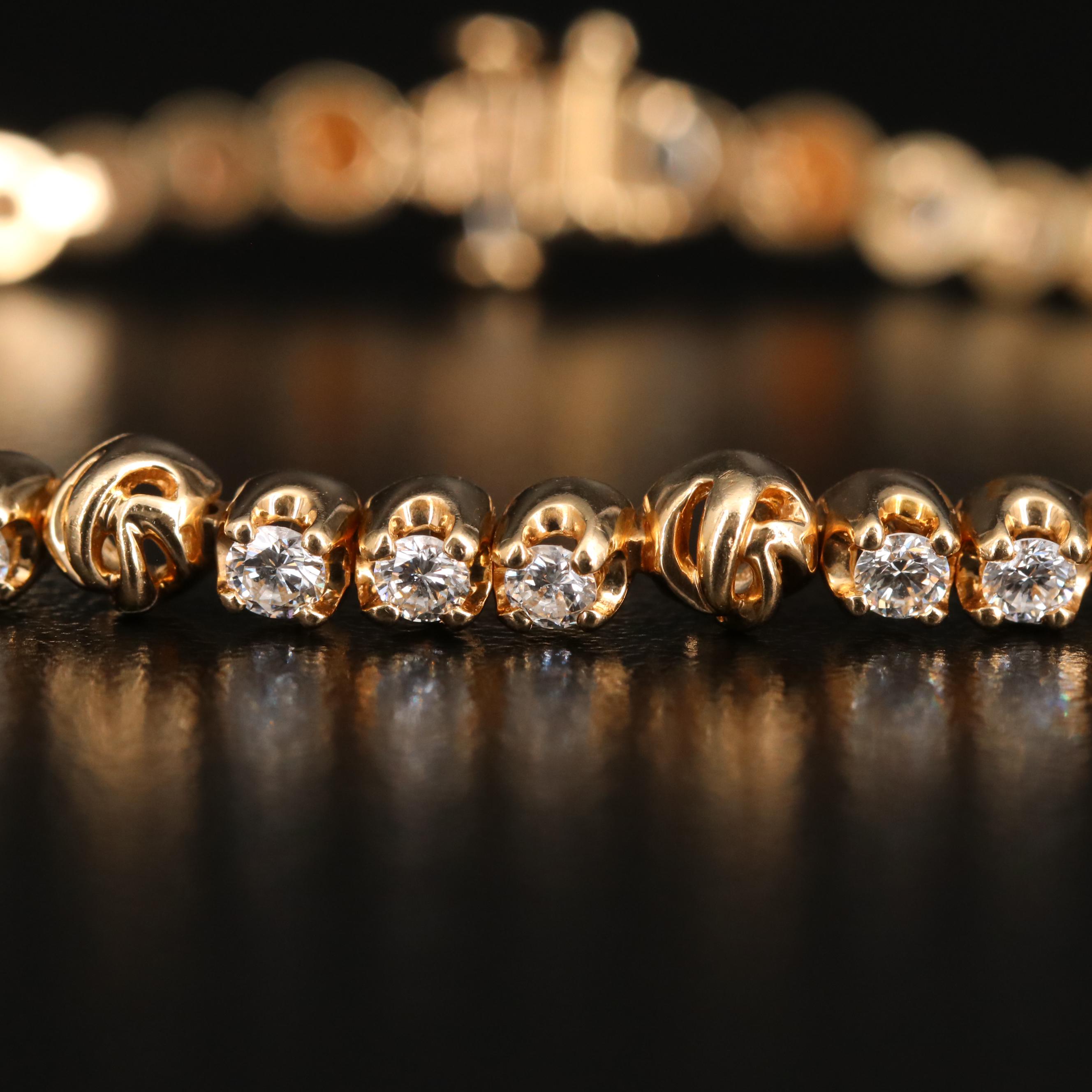 14K 2.45 CTW Diamond Bracelet