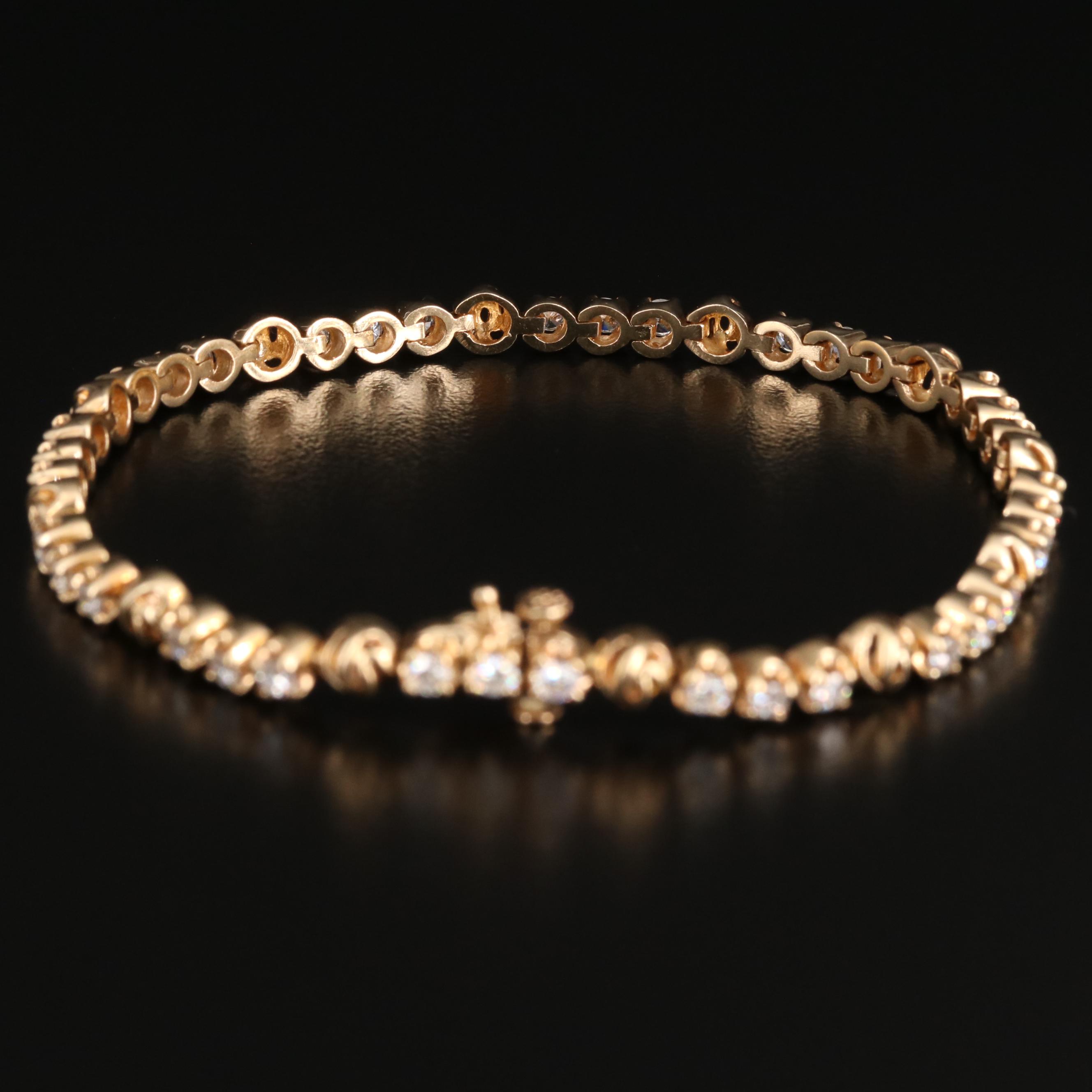 14K 2.45 CTW Diamond Bracelet
