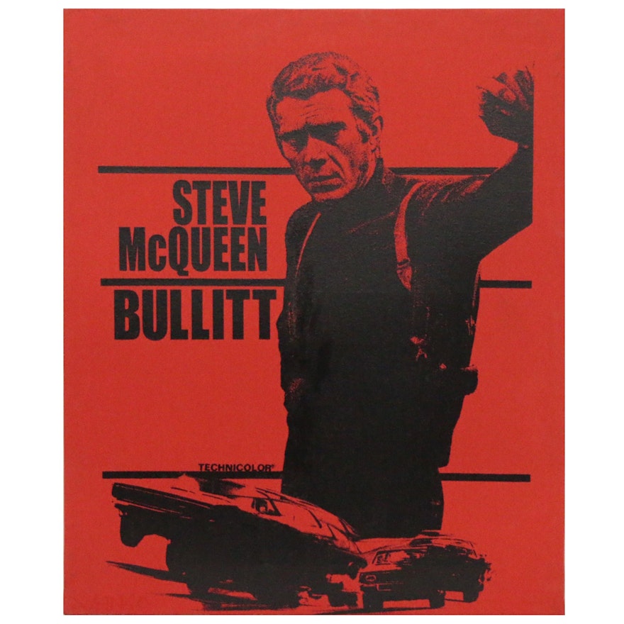 John Stango Pop Art Serigraph "Steve McQueen Bullitt," 20th Century