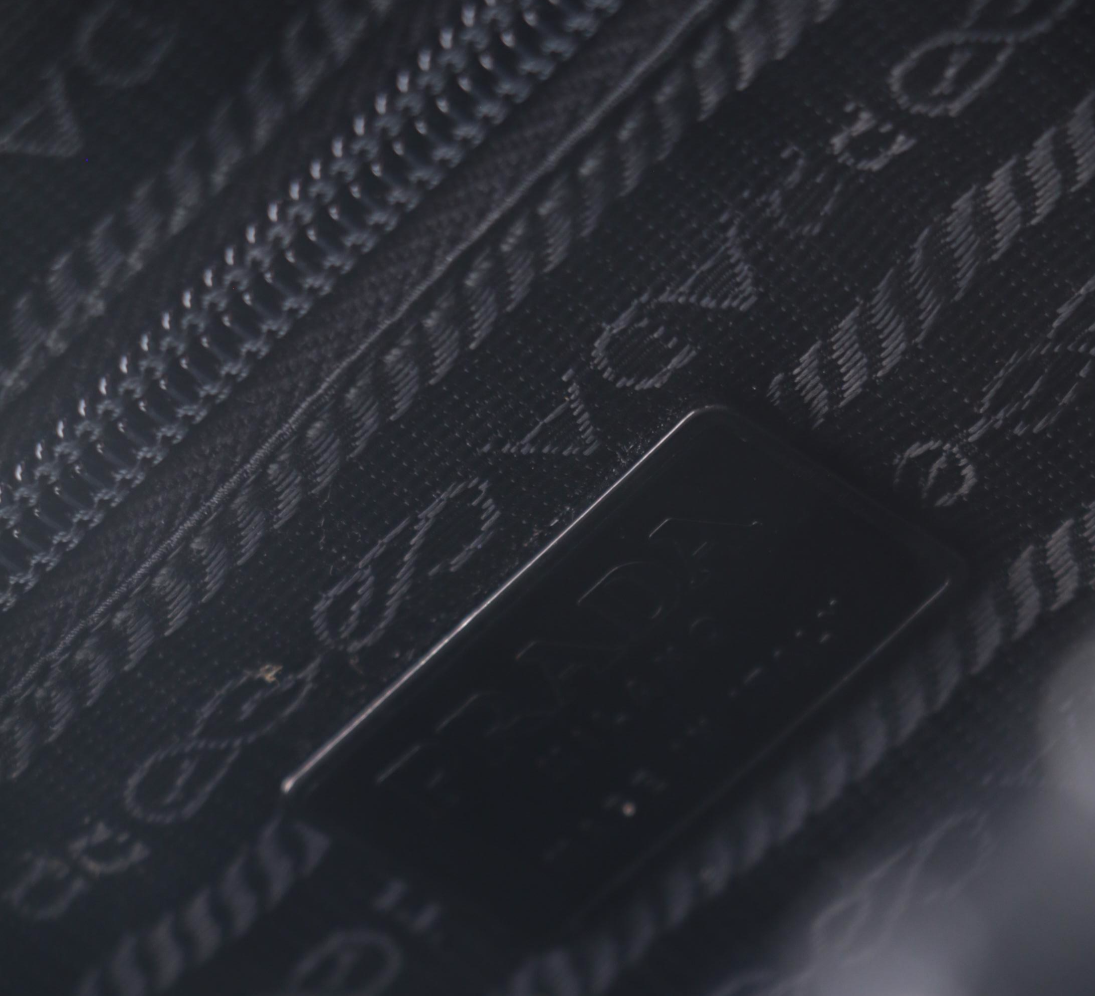 Prada Black Velvet Buckle Hinge Frame Bag