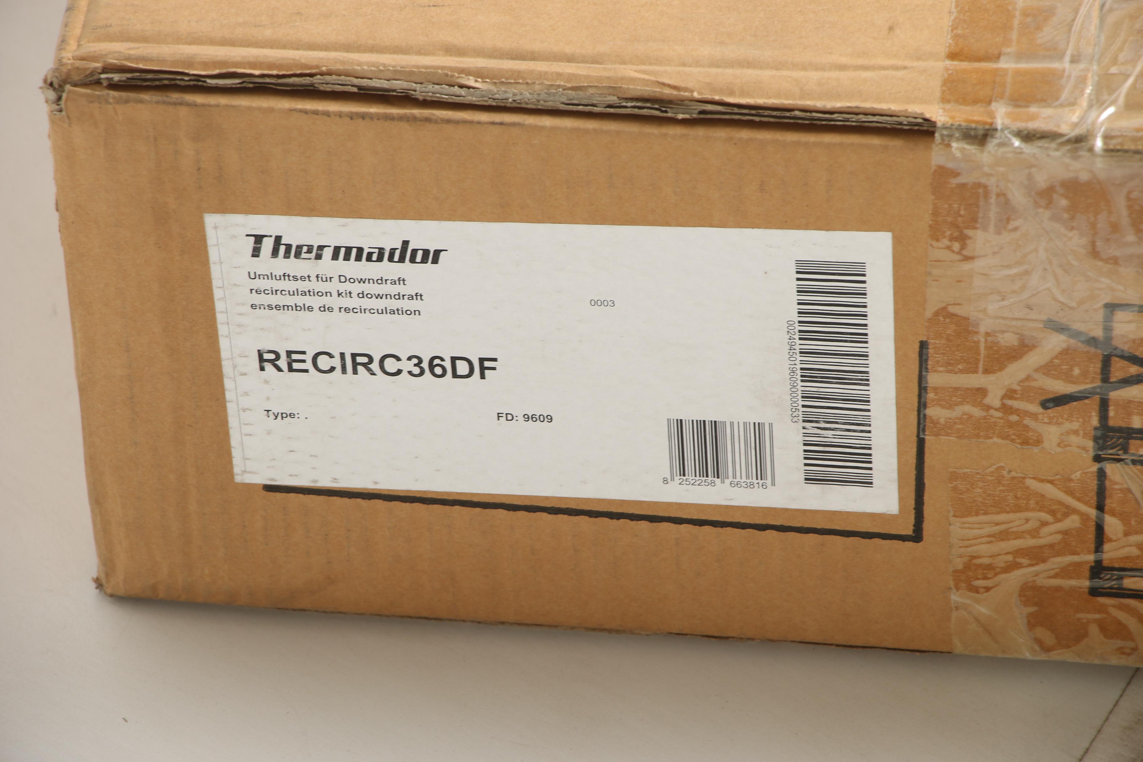 Thermador Recirculation Kit for Downdraft in Original Packaging