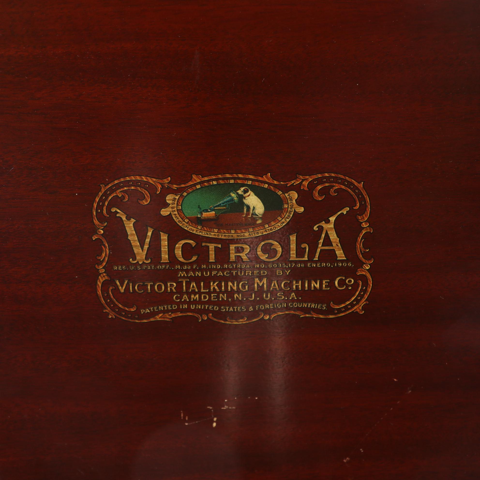 Victrola XIA "Talking Machine" Mahogany Record Player Cabinet, Early/Mid 20th C