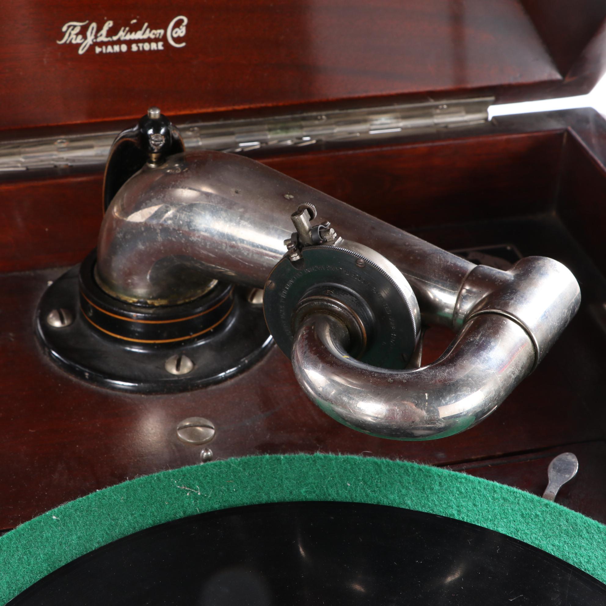 Victrola XIA "Talking Machine" Mahogany Record Player Cabinet, Early/Mid 20th C