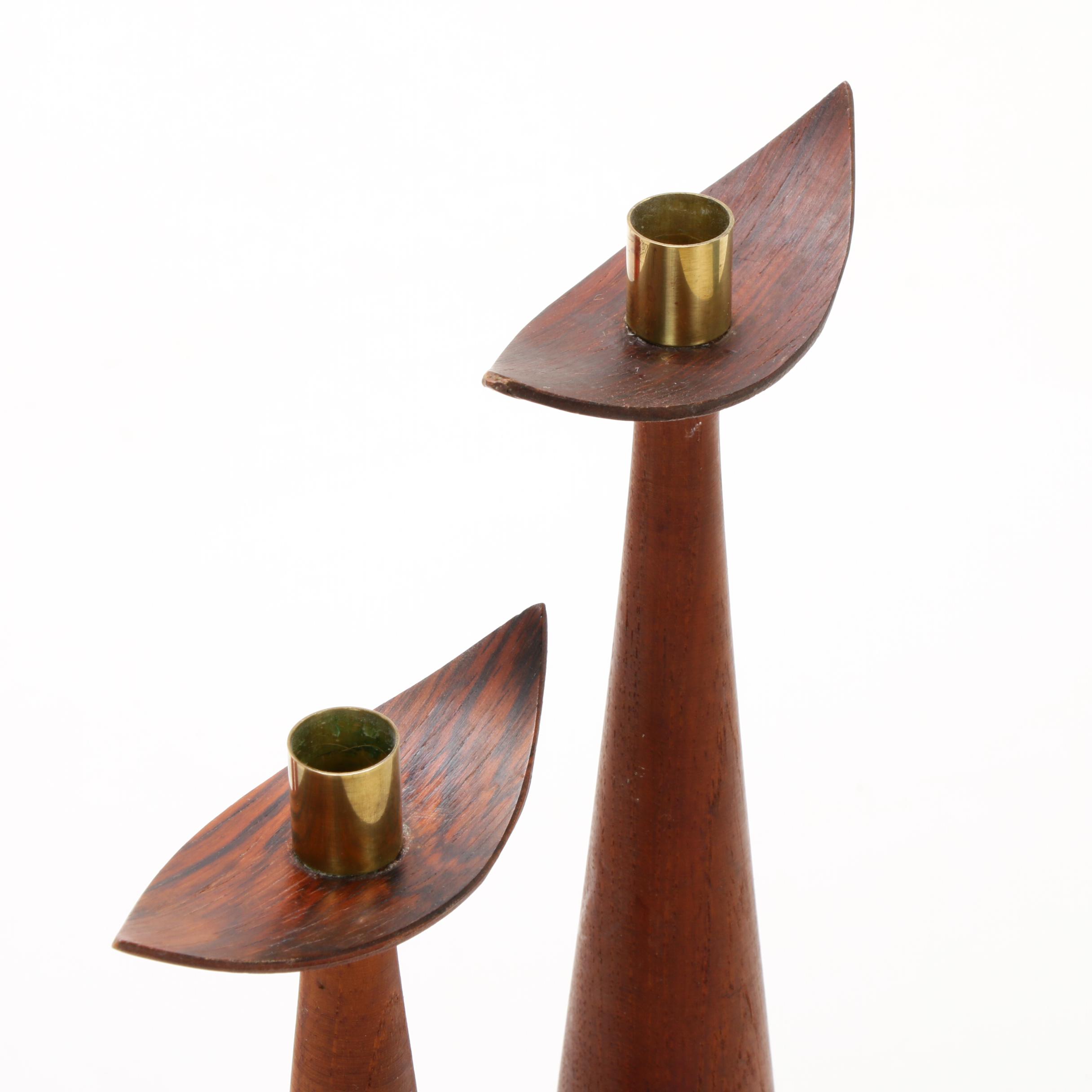 Danish Modern Candles and Candle Holders Including Dansk