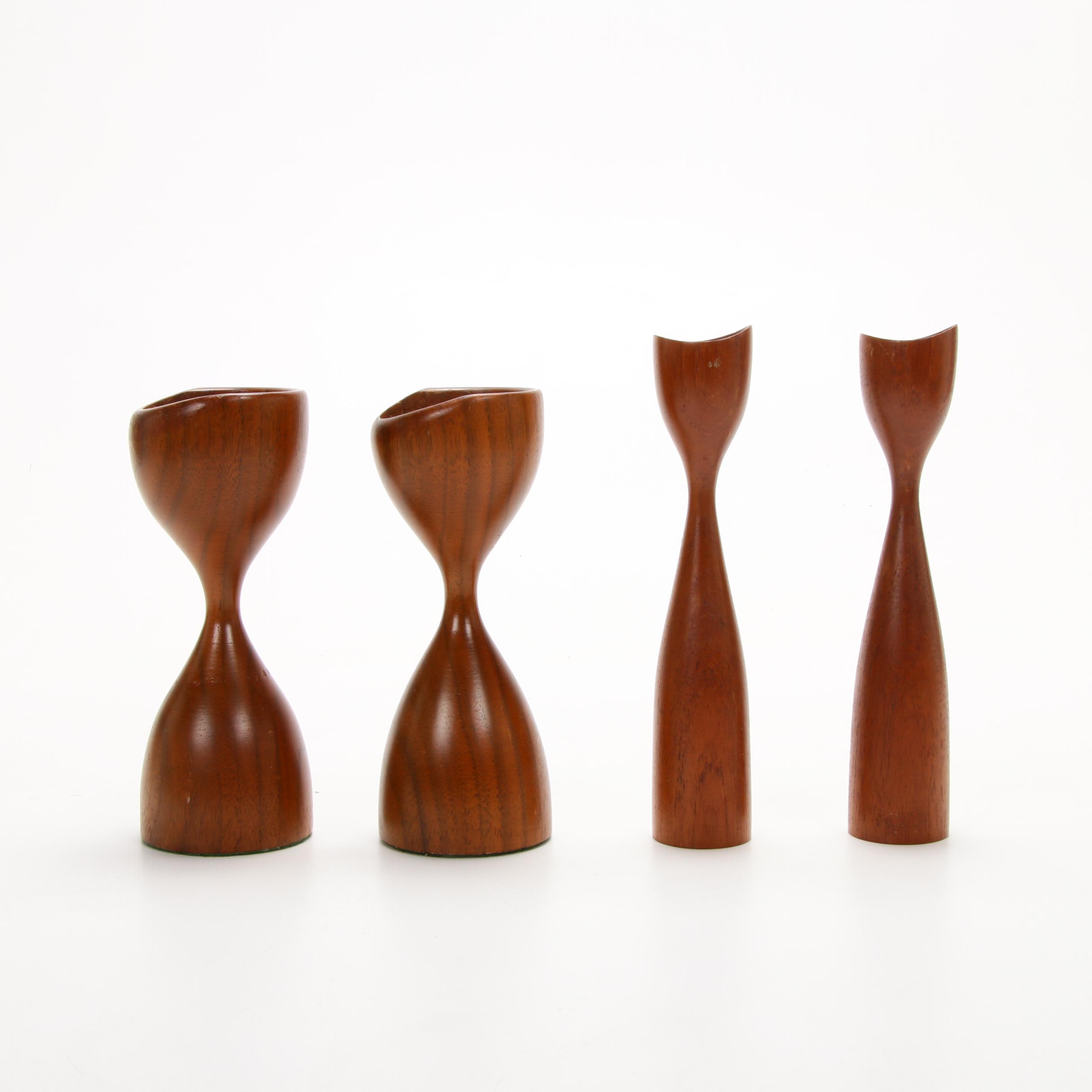 Danish Modern Candles and Candle Holders Including Dansk