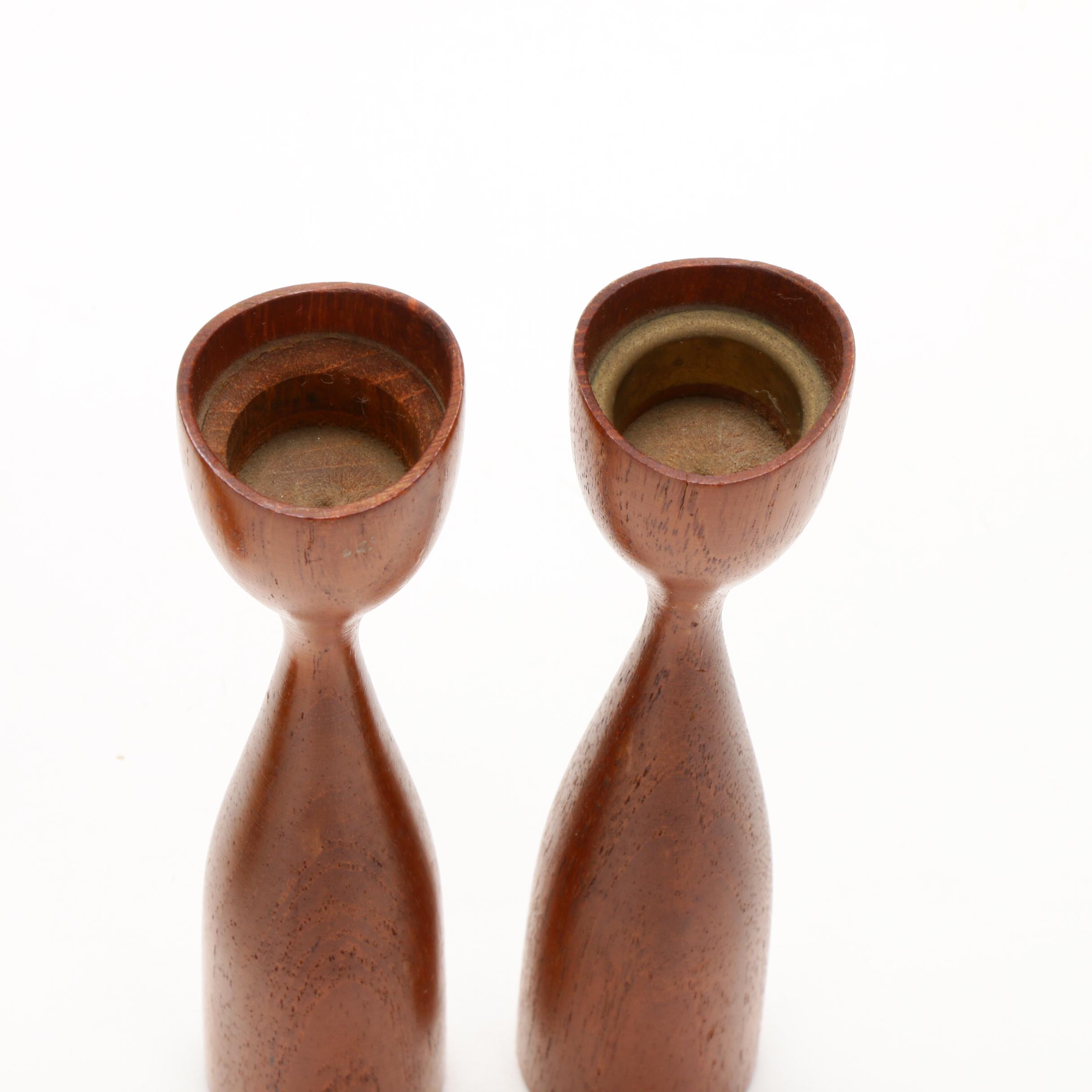 Danish Modern Candles and Candle Holders Including Dansk