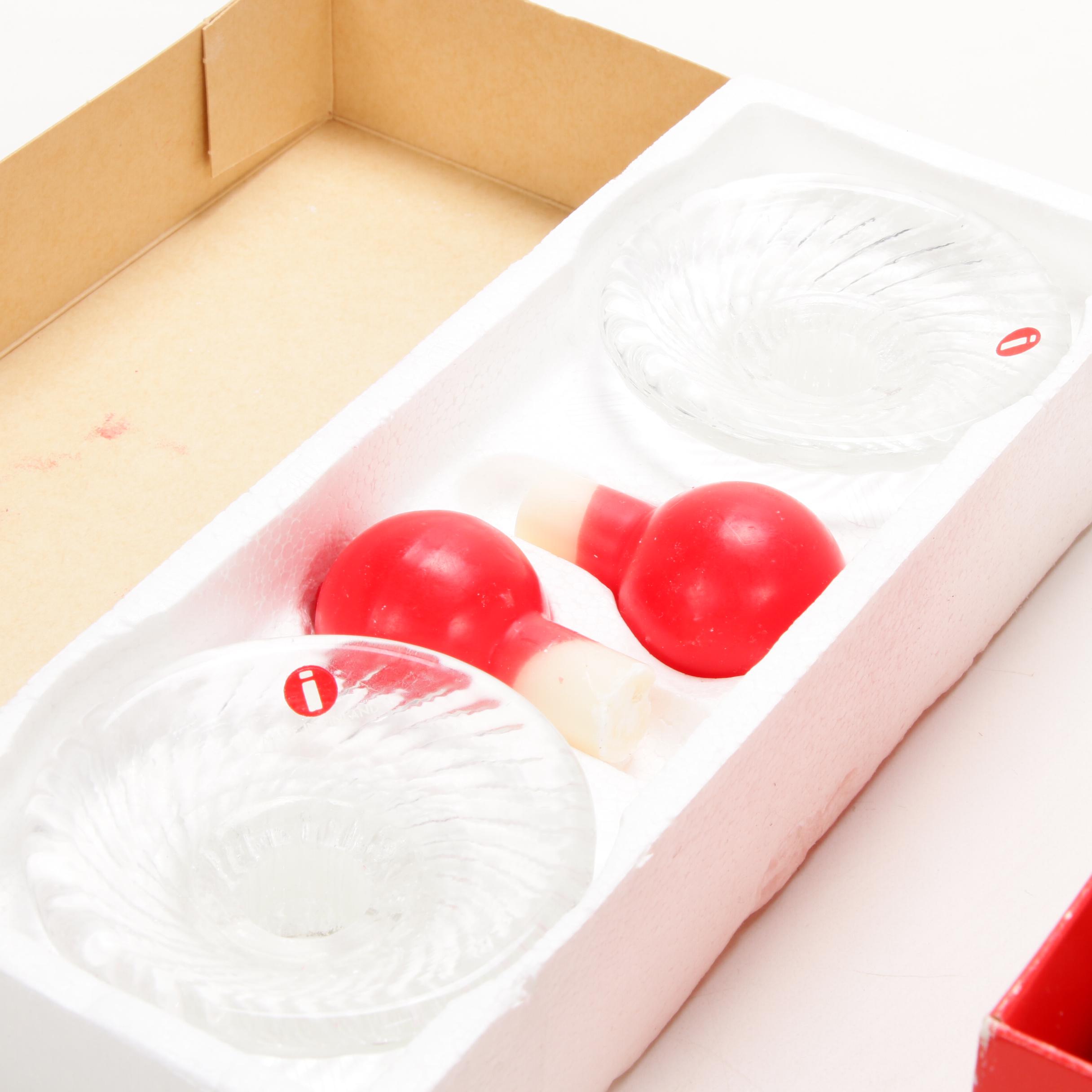 Danish Modern Candles and Candle Holders Including Dansk