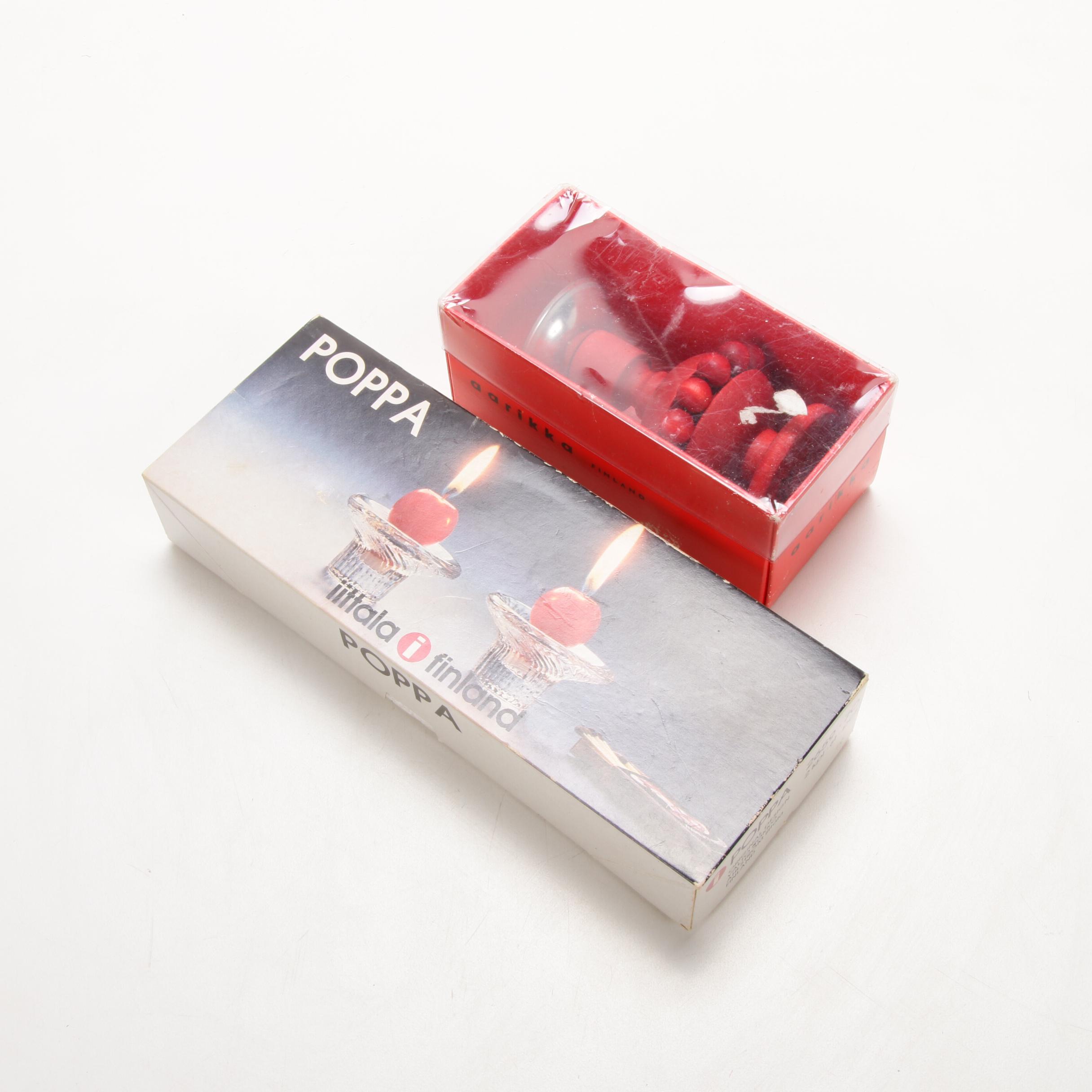 Danish Modern Candles and Candle Holders Including Dansk