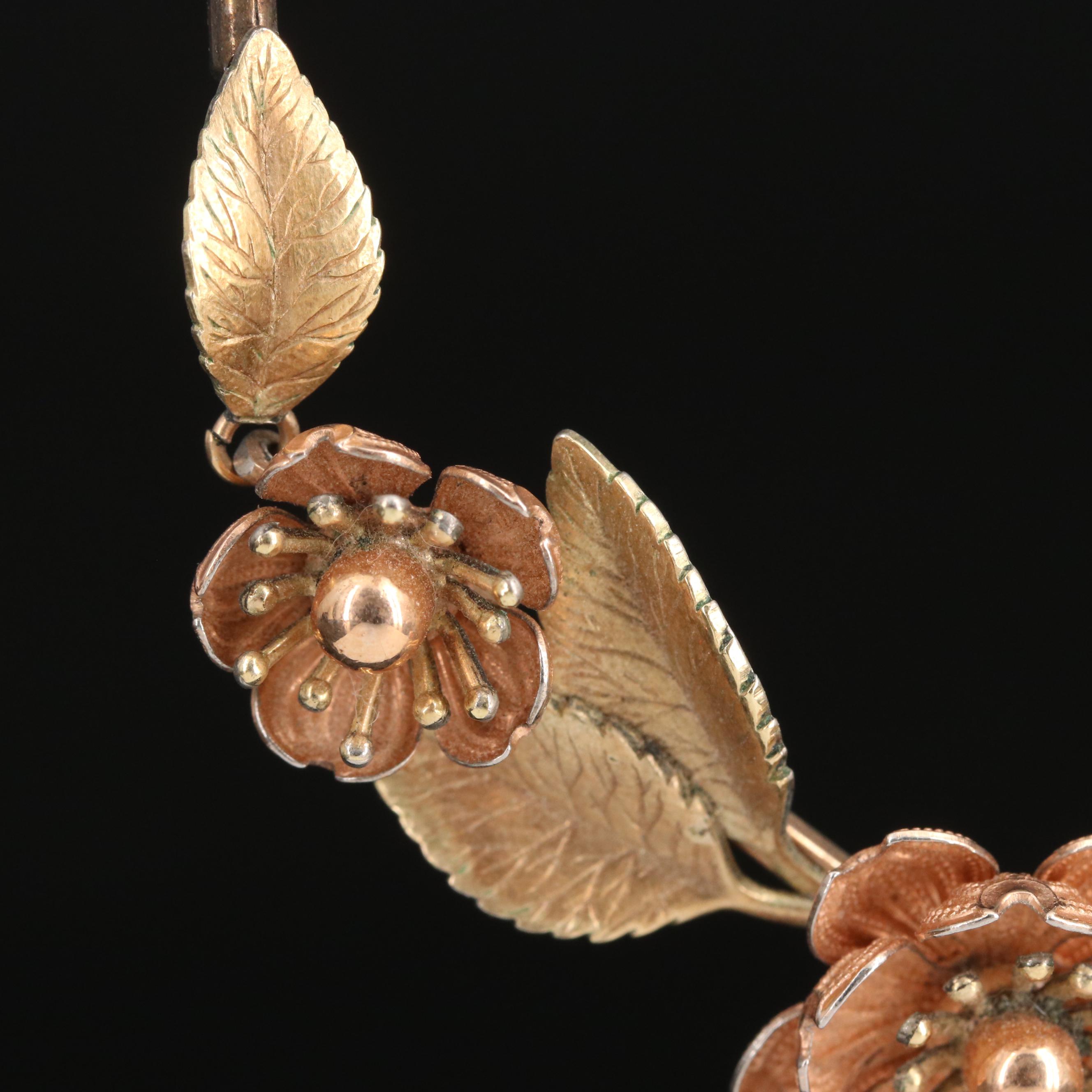 Vintage Krementz Flower Necklace