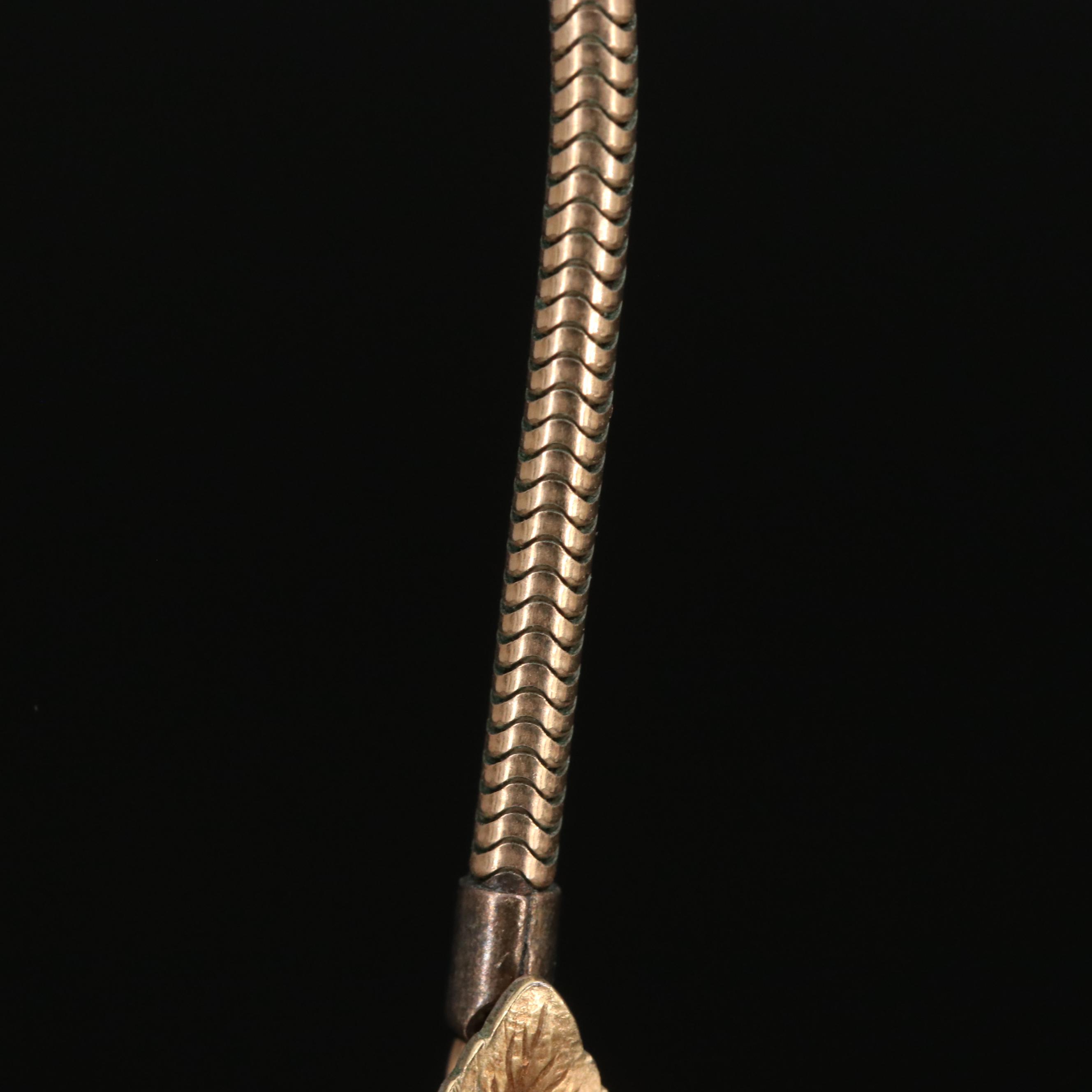 Vintage Krementz Flower Necklace