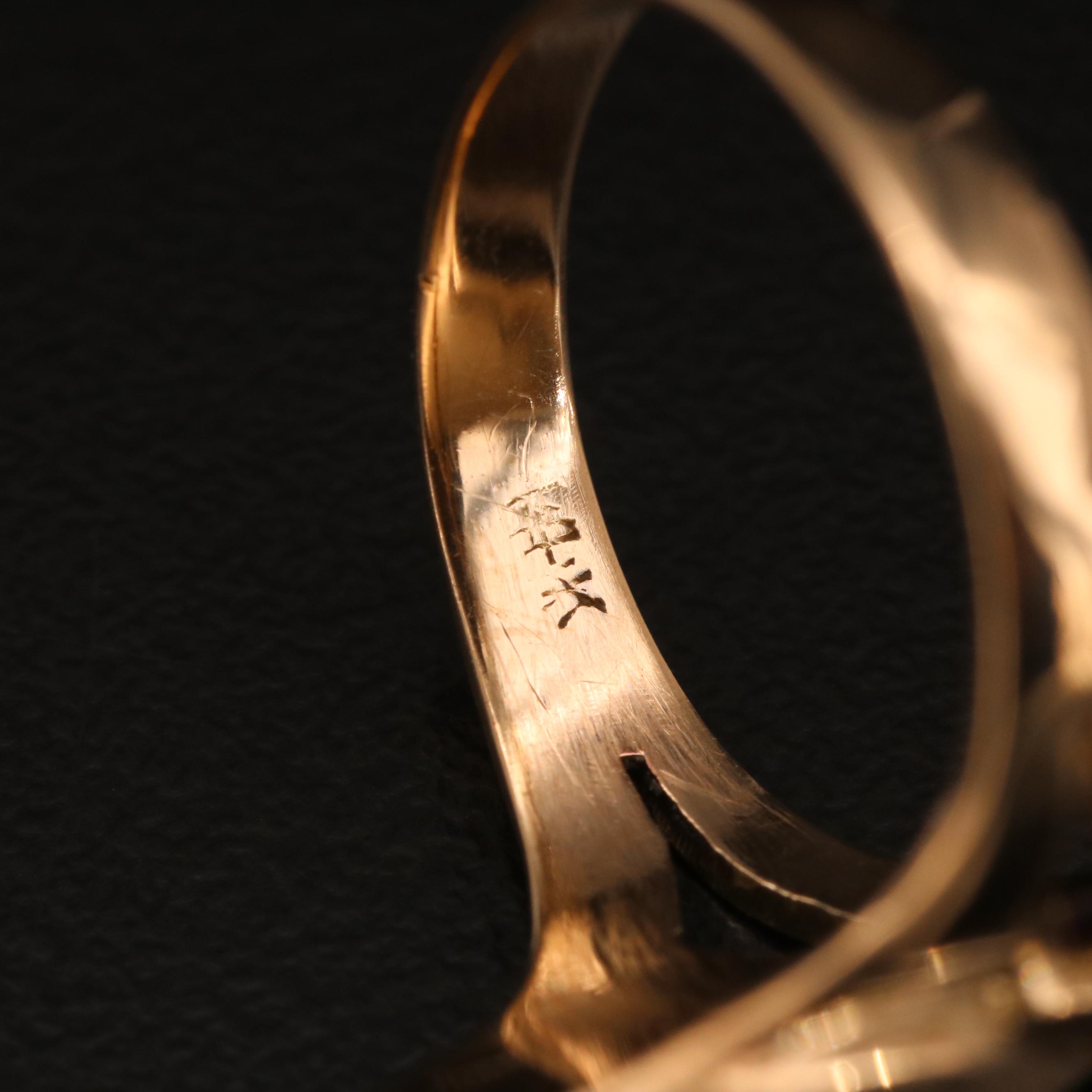 Vintage 10K Oval Faceted Aquamarine Ring