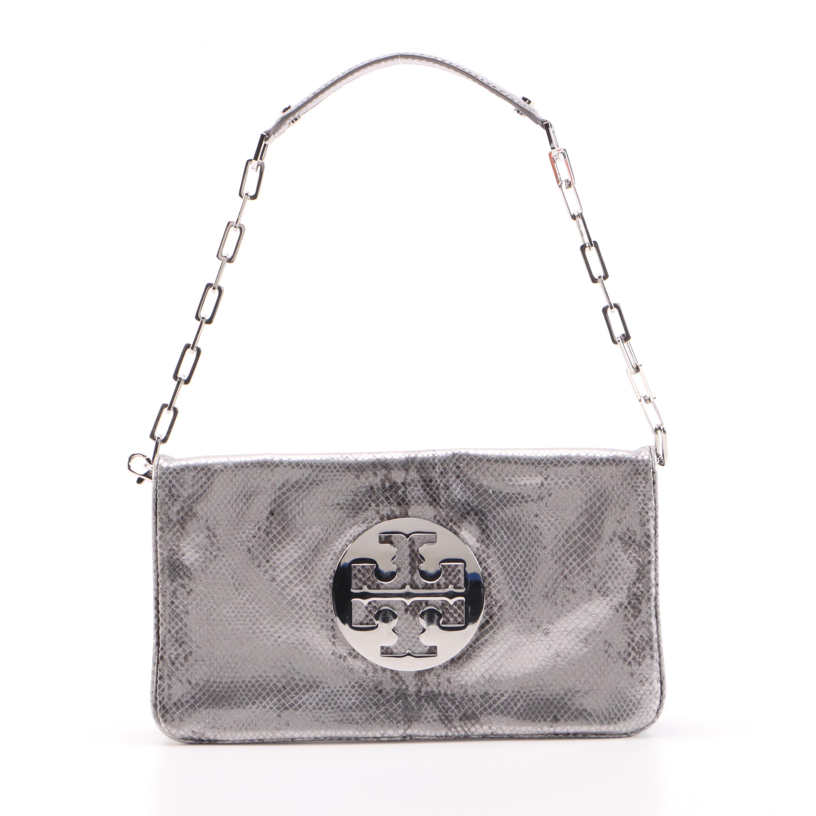 Tory Burch Reva Bag and Convertible Clutch with Carolina Herrera Two-Sided Bag