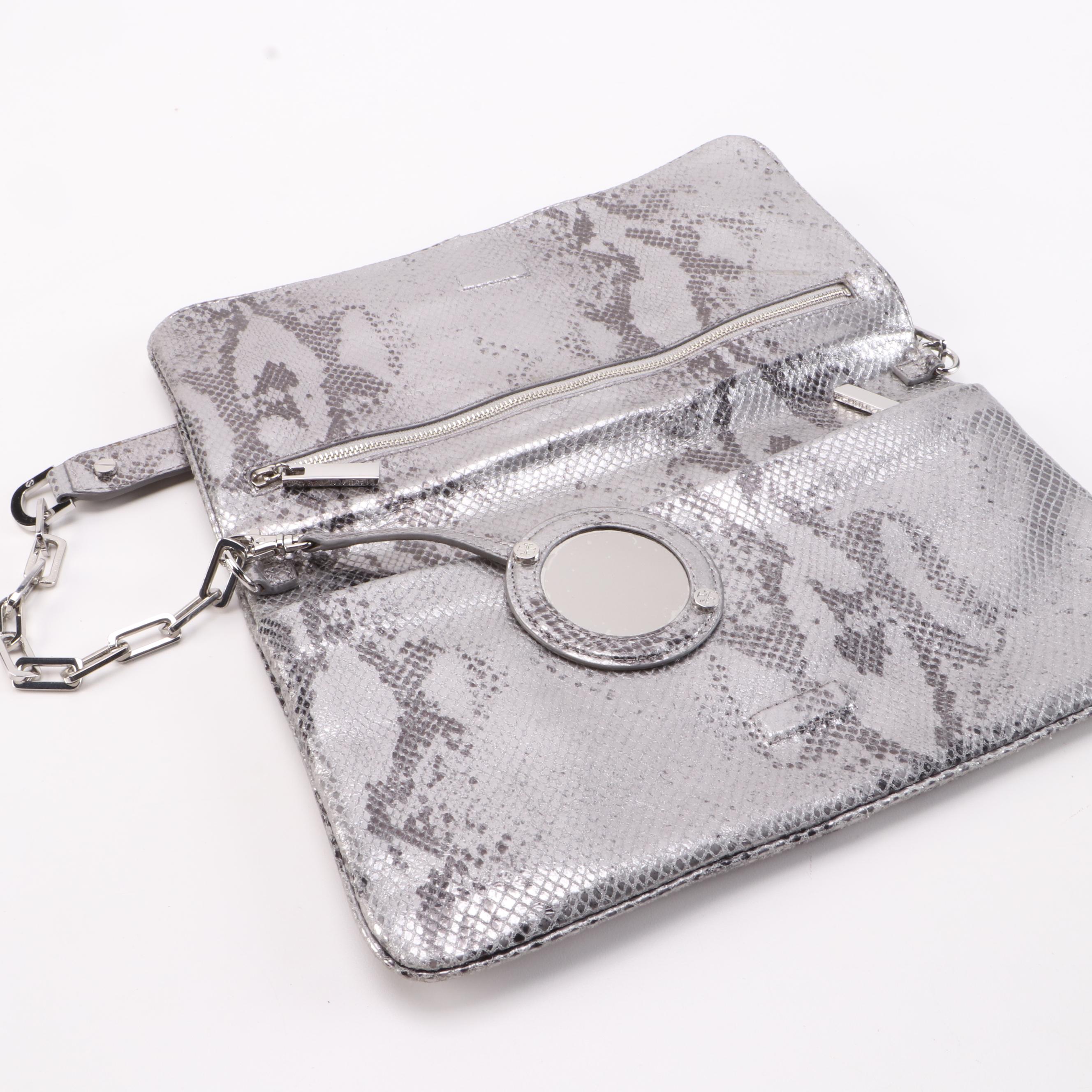 Tory Burch Reva Bag and Convertible Clutch with Carolina Herrera Two-Sided Bag