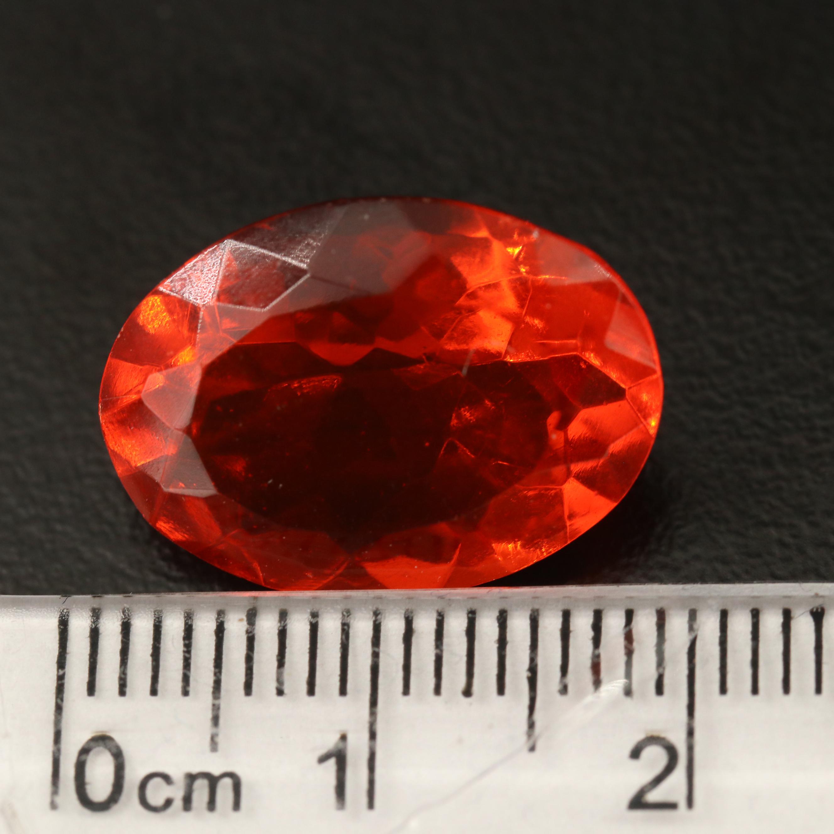 Loose Laboratory Grown Mixed Faceted Cubic Zirconias and Glass