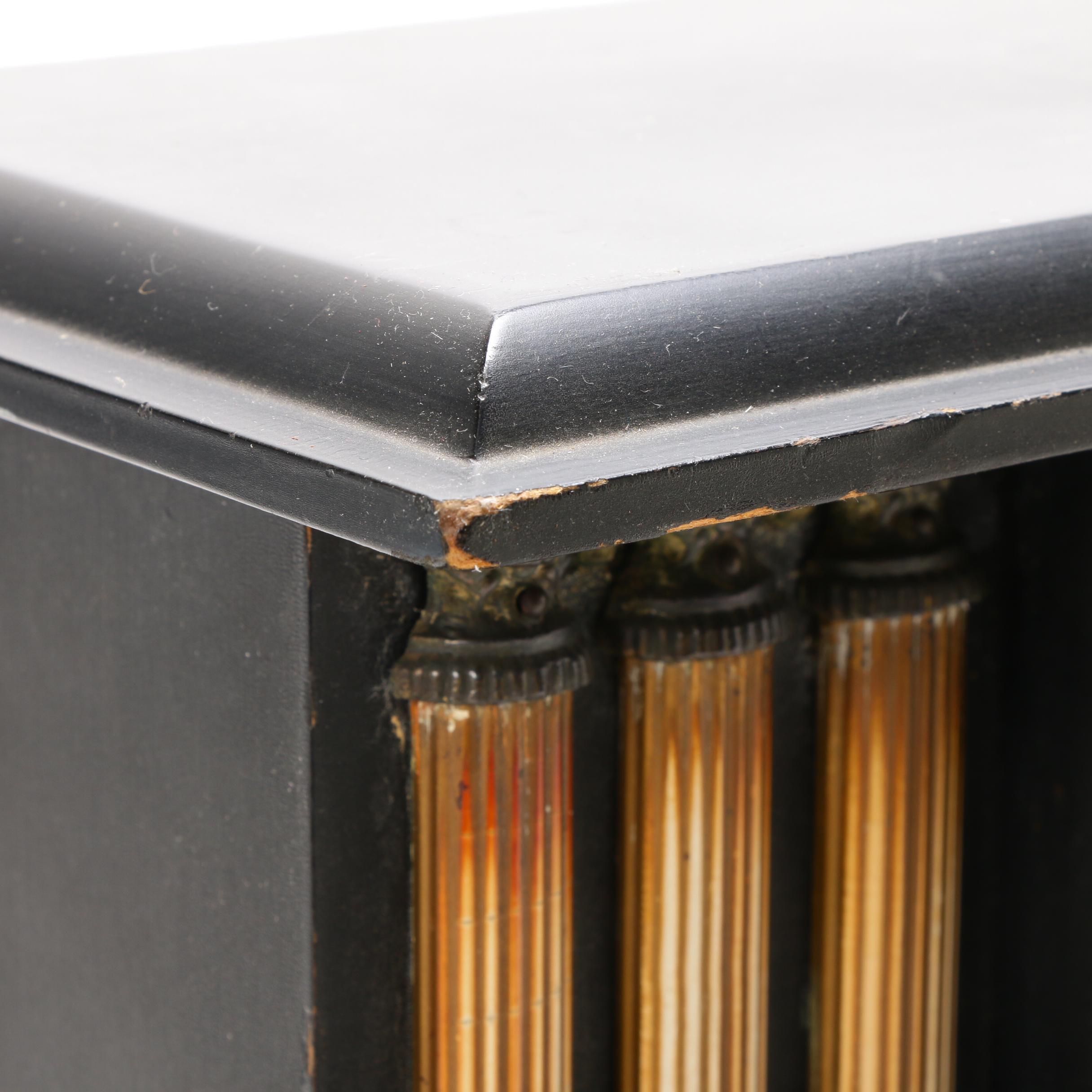 William L. Gilbert Six Column Wood Mantel Clock, 1908