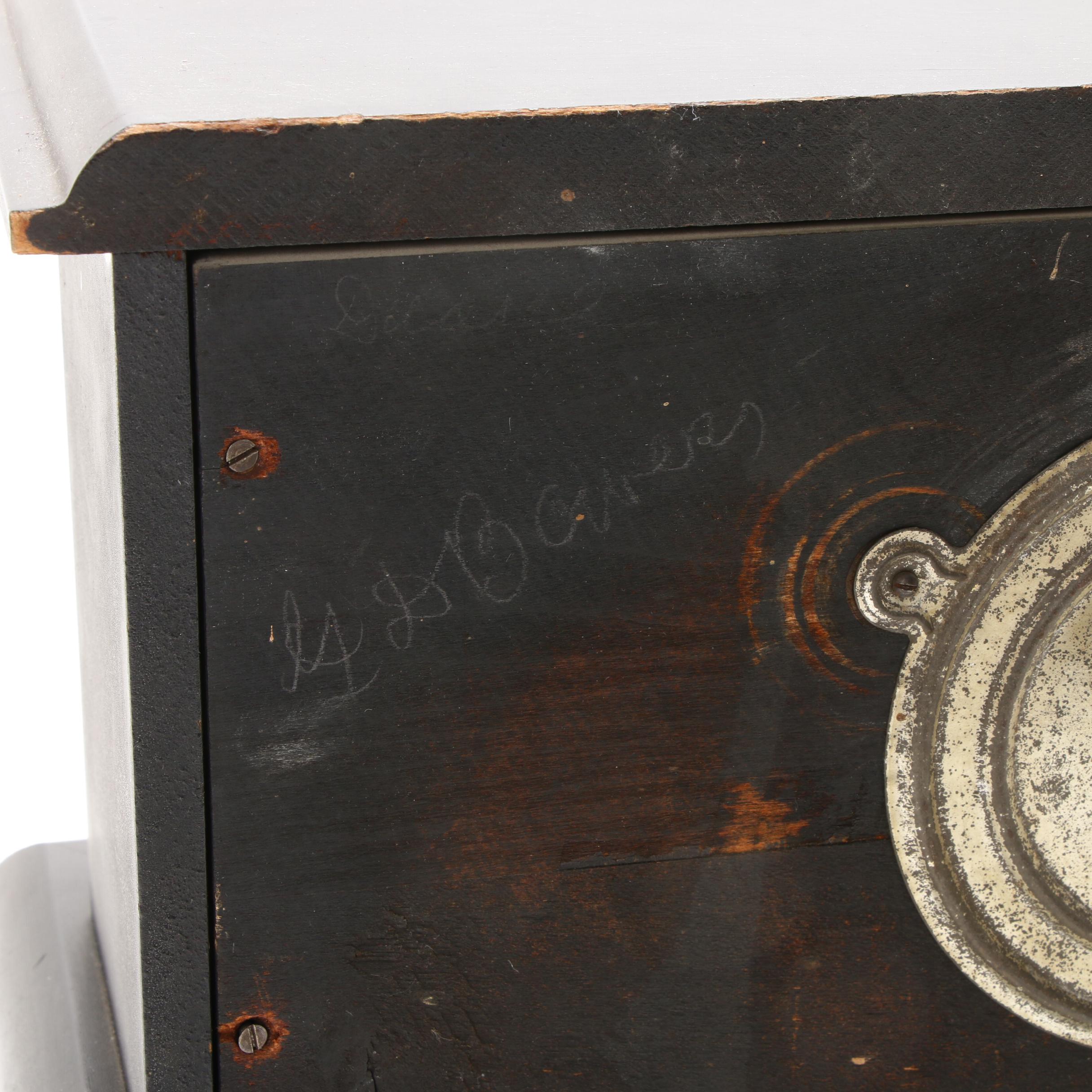 William L. Gilbert Six Column Wood Mantel Clock, 1908