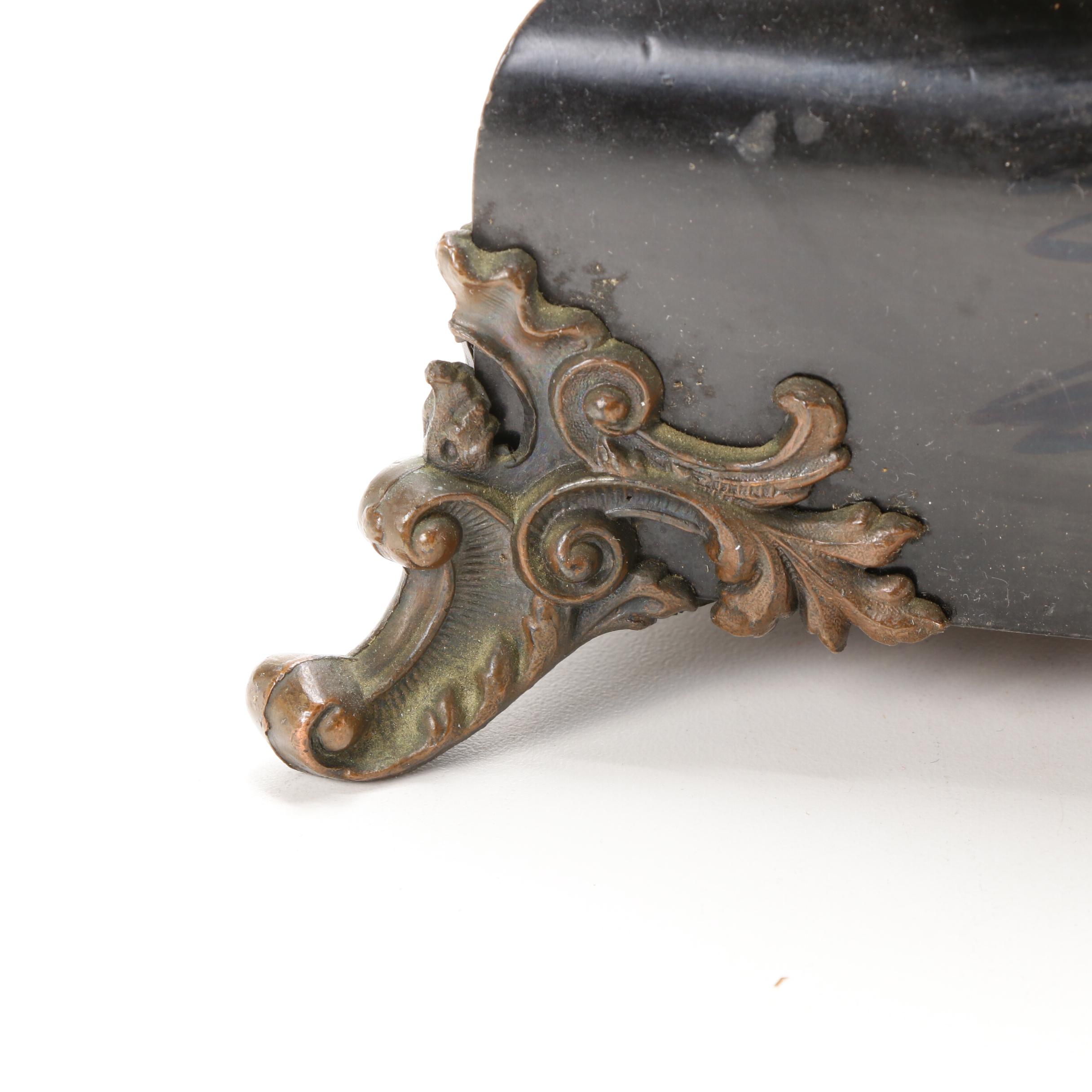 Seth Thomas Adamantine Wood Mantel Clock, Late 19th/ Early 20th Century