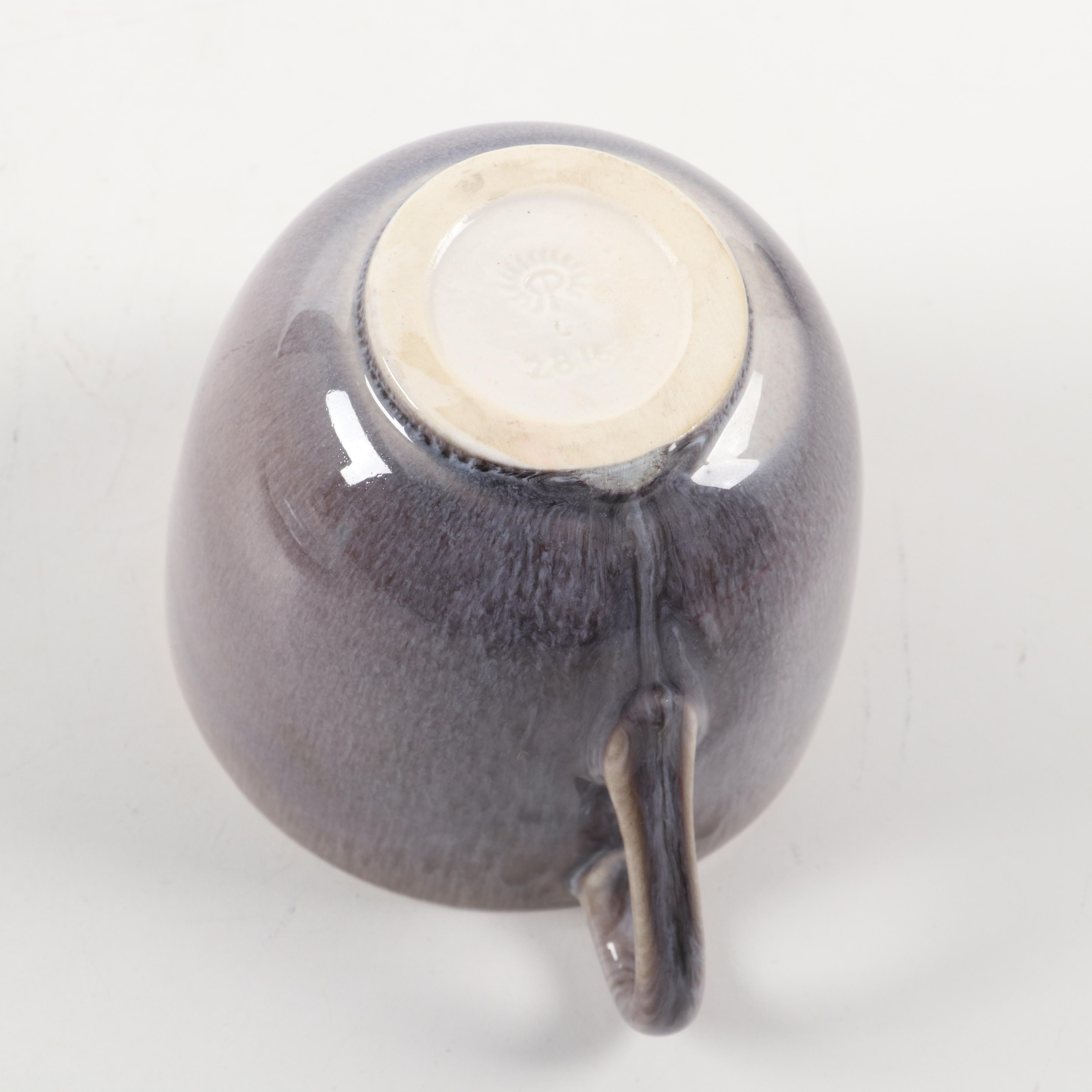 Rookwood Pottery Over-sized Coffee Cup and Saucer, 1944