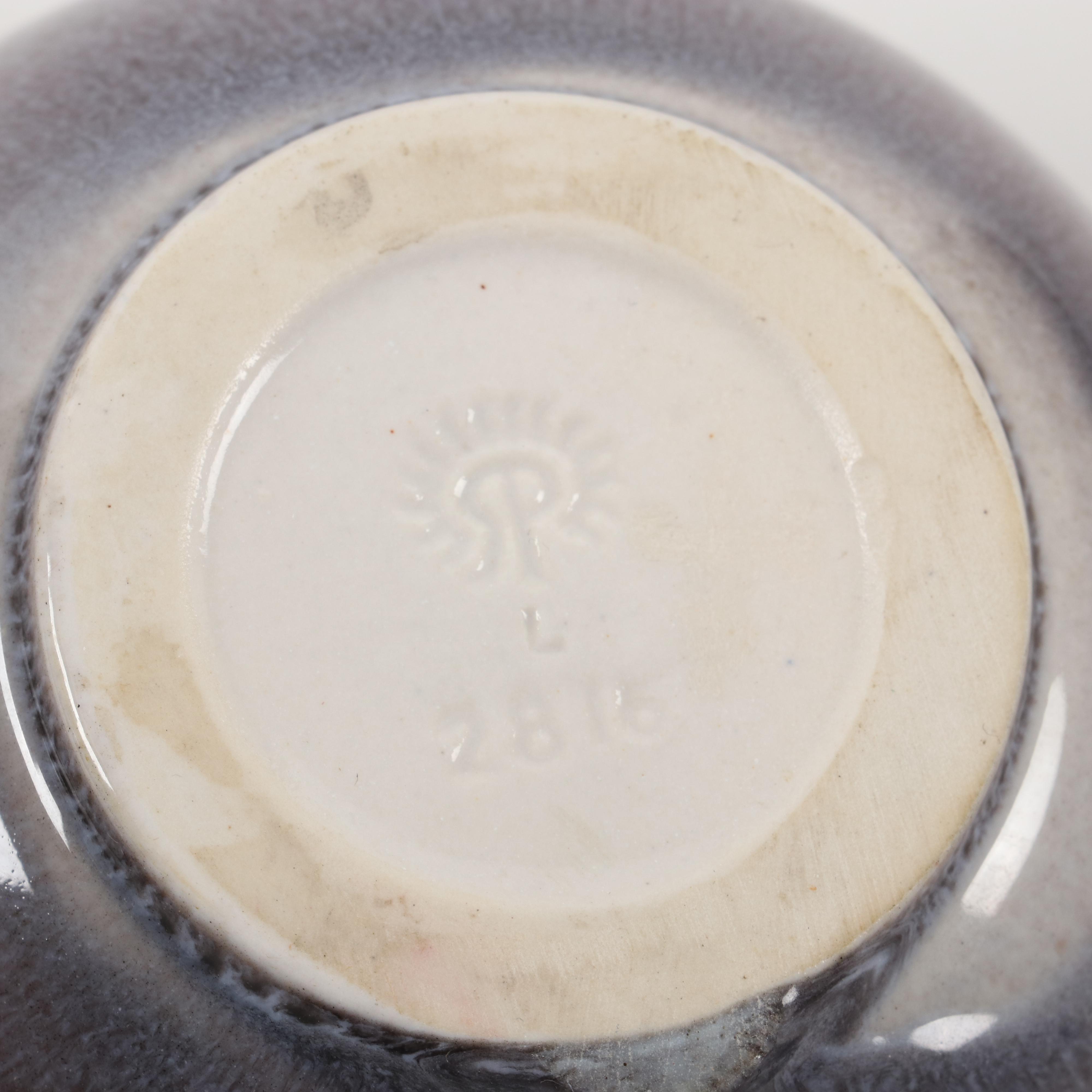 Rookwood Pottery Over-sized Coffee Cup and Saucer, 1944