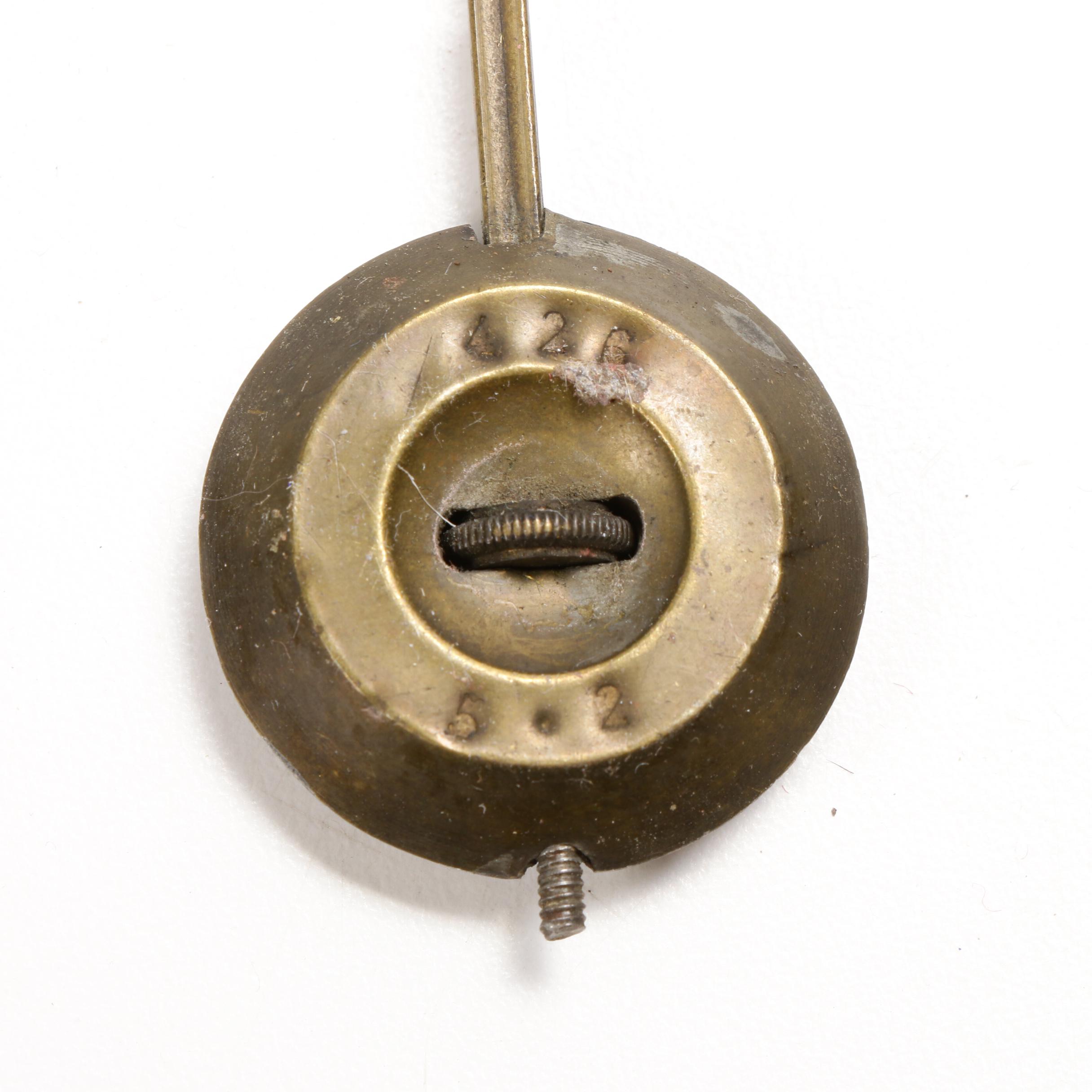 Fritz Marti French Slate and Marble Mantel Clock, Late 19th/Early 20th Century