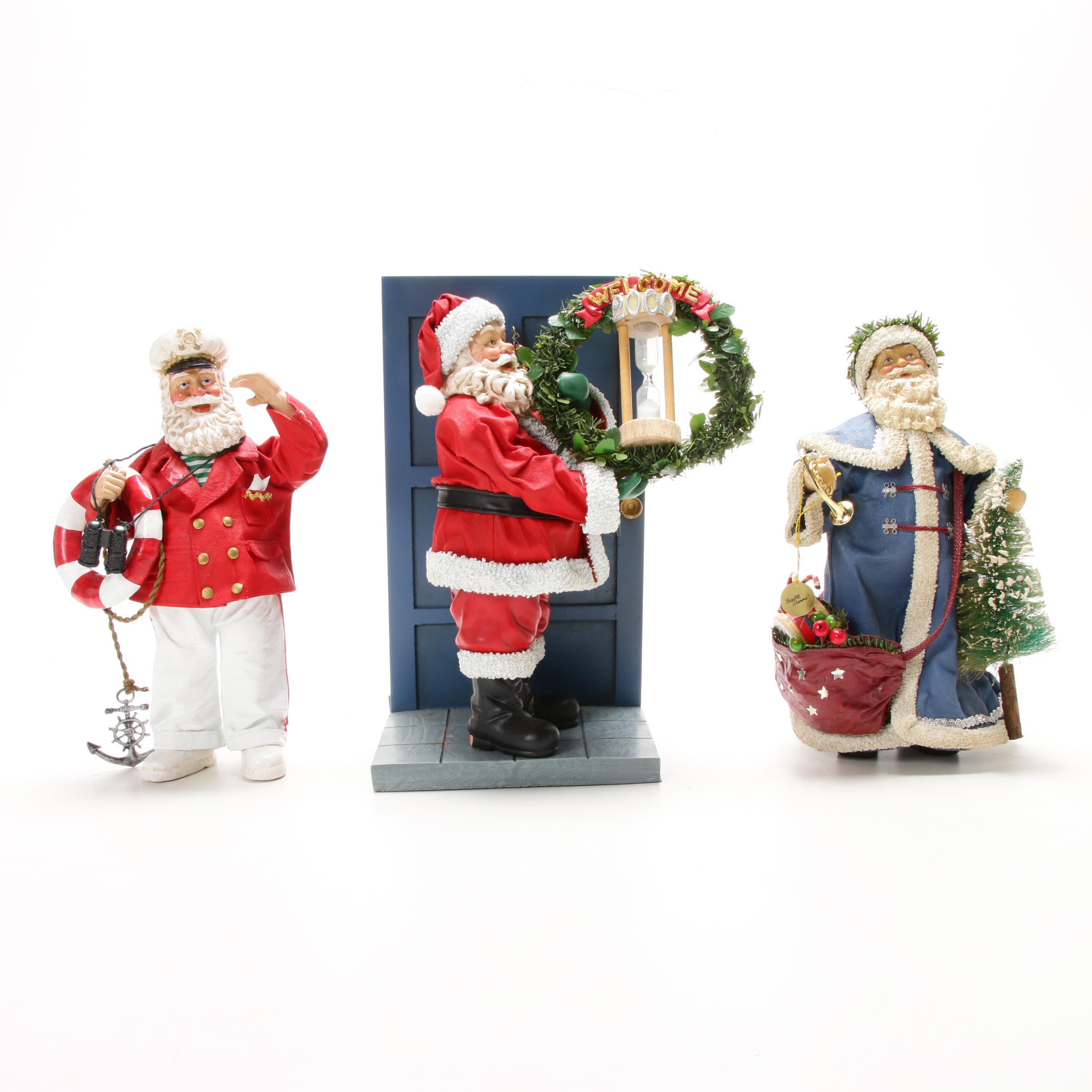 Clothtique Possible Dreams Santa Figurines, Late 20th Century