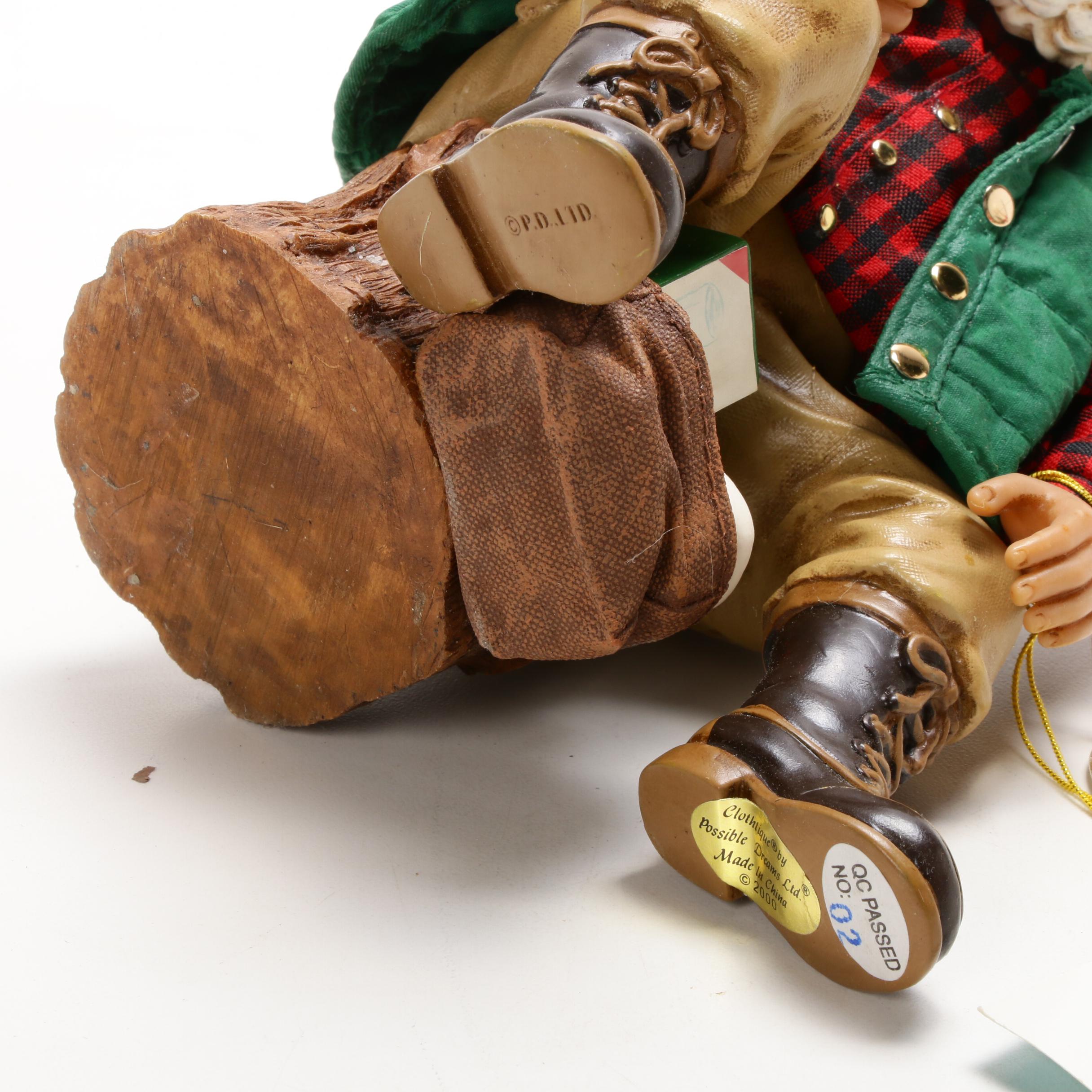 Clothtique Possible Dreams Santa Figurines, Late 20th Century