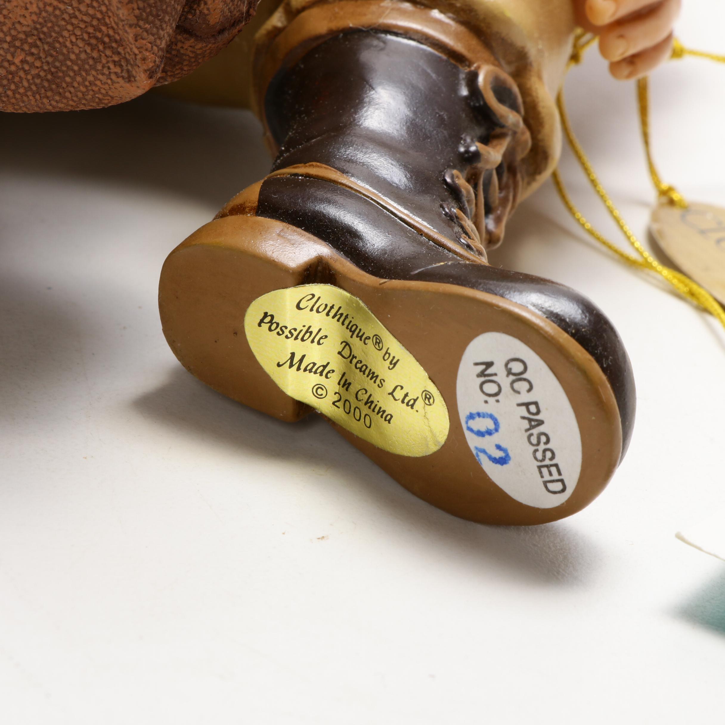 Clothtique Possible Dreams Santa Figurines, Late 20th Century