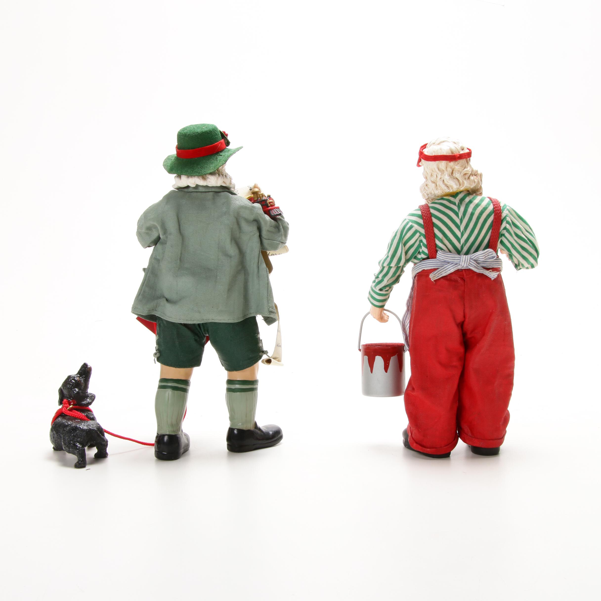 Clothtique Possible Dreams Santa Figurines, Late 20th Century