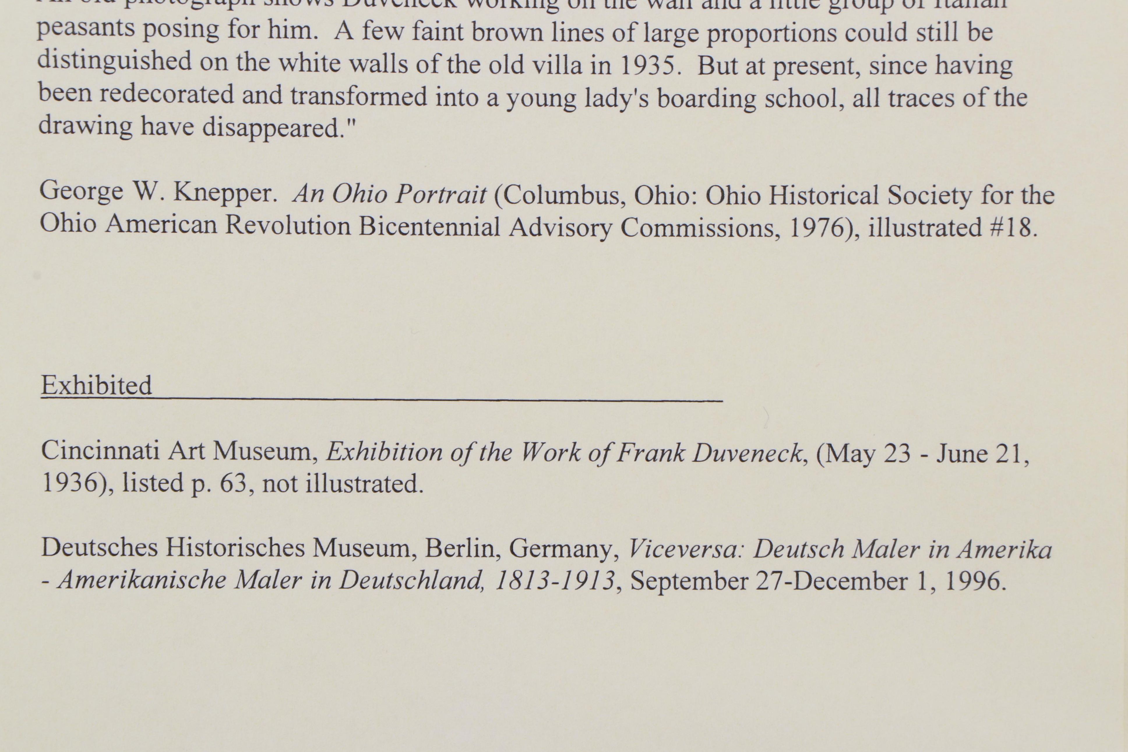 Frank Duveneck Oil Painting "Columbus before the Council of Salamanca," 1886