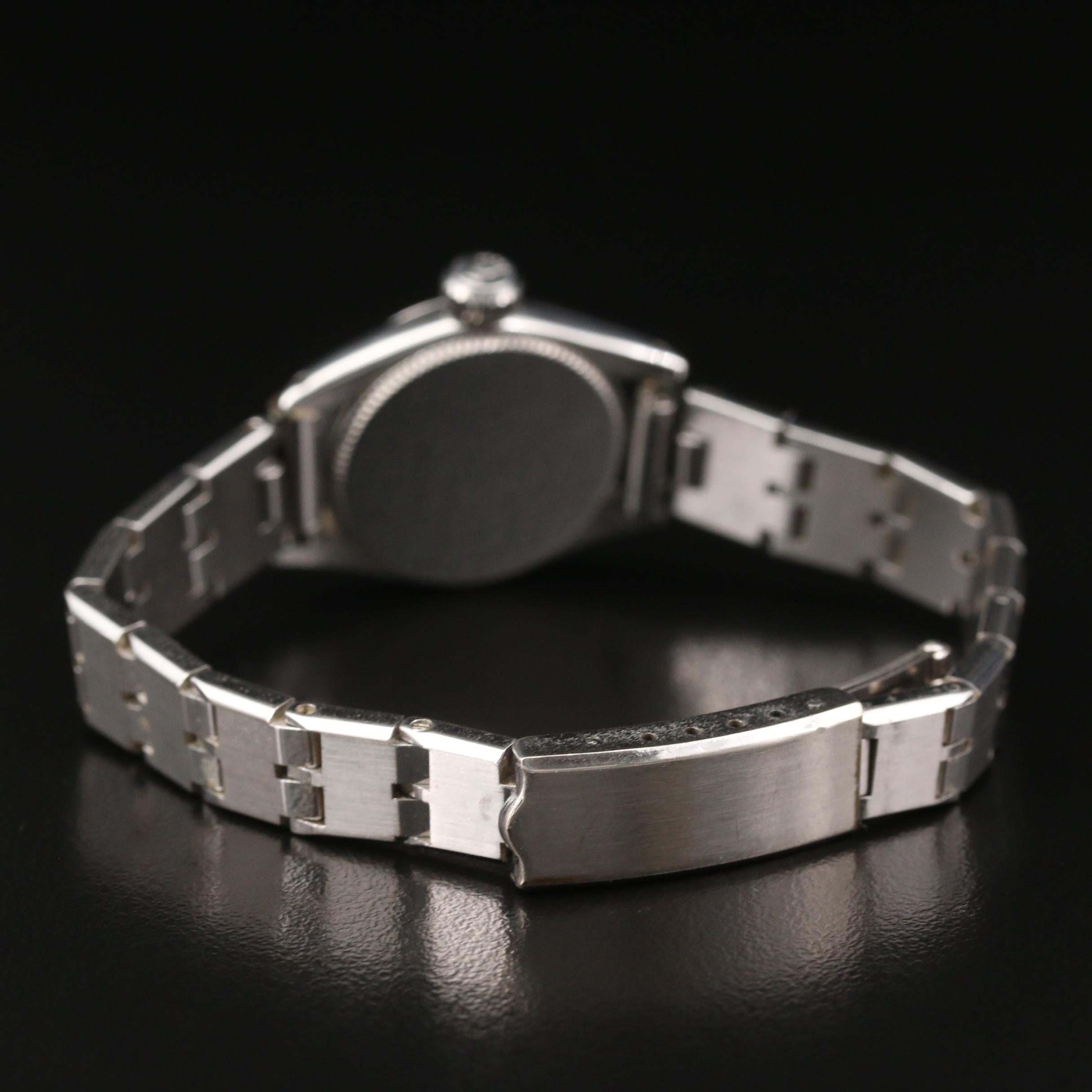 1957 Rolex Oyster 6522 Stainless Steel Stem Wind Watch