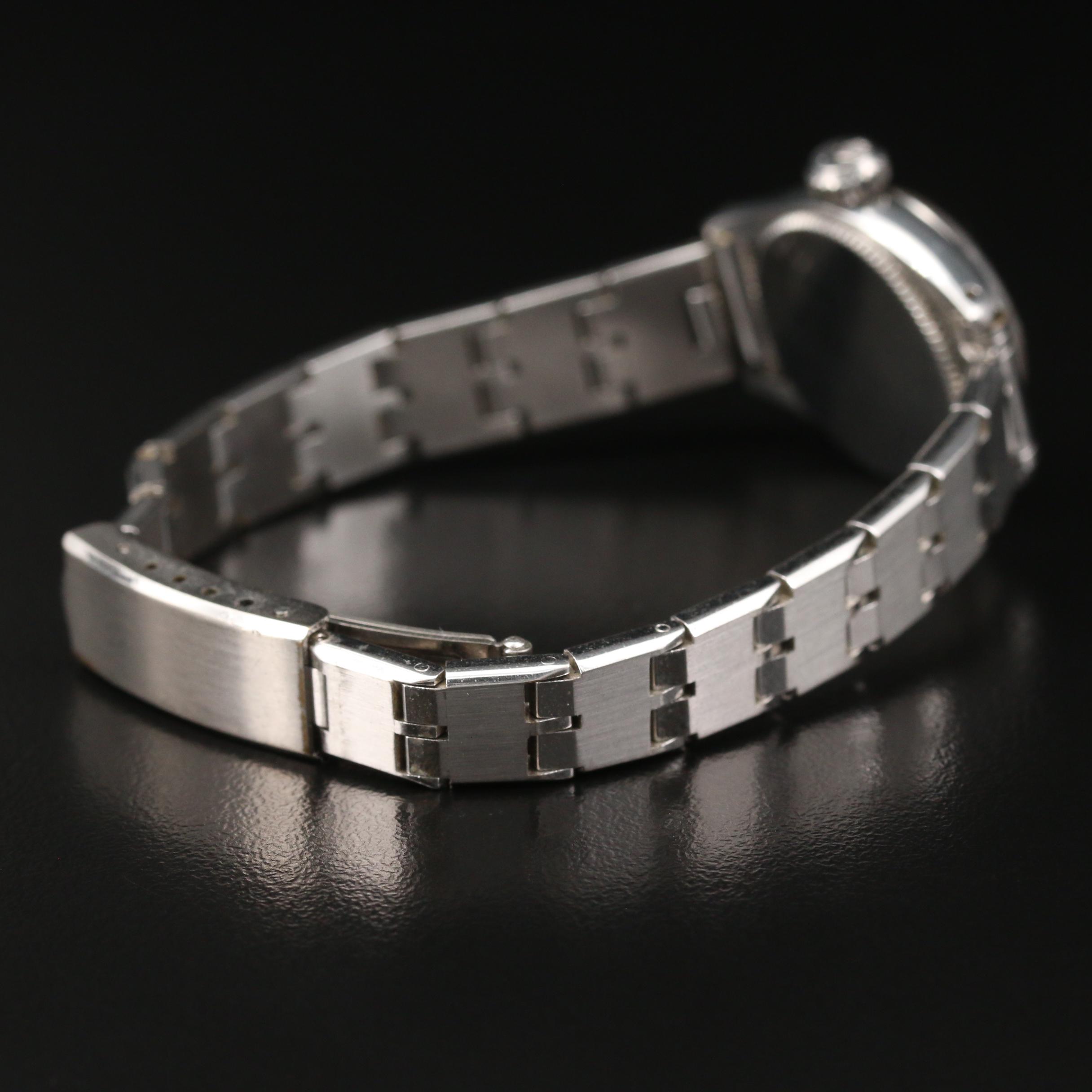 1957 Rolex Oyster 6522 Stainless Steel Stem Wind Watch