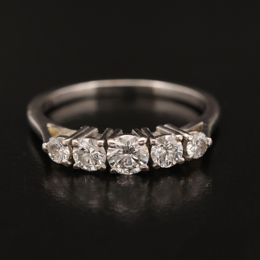 Vintage Jabel 18K Diamond Ring