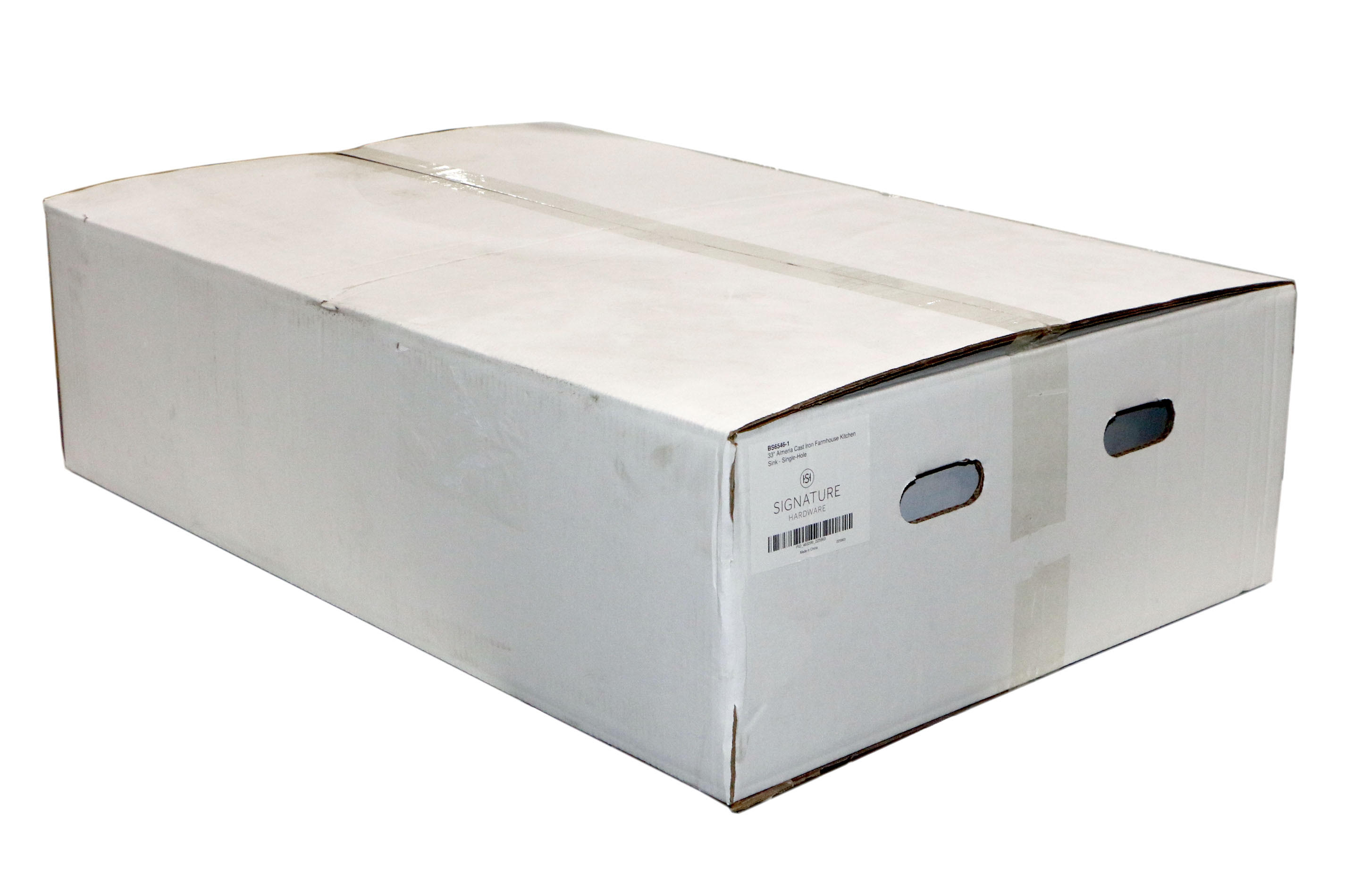 33" Almeria Enameled Cast Iron Farmhouse Kitchen Sink