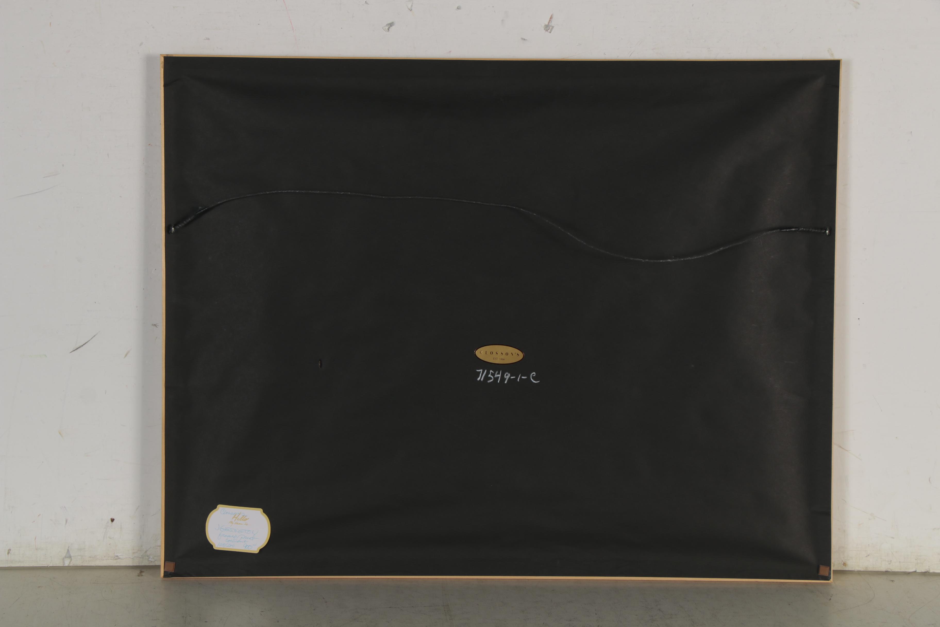 J. Garrington Etching with Aquatint "On the Green," Late 20th Century