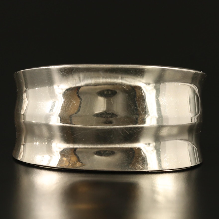 Mexican Sterling Silver Tapered Cuff