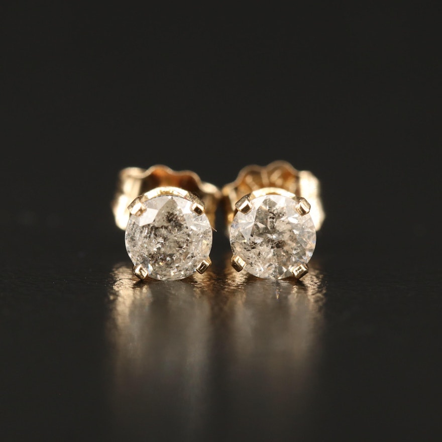 14K 0.48 CTW Diamond Stud Earrings