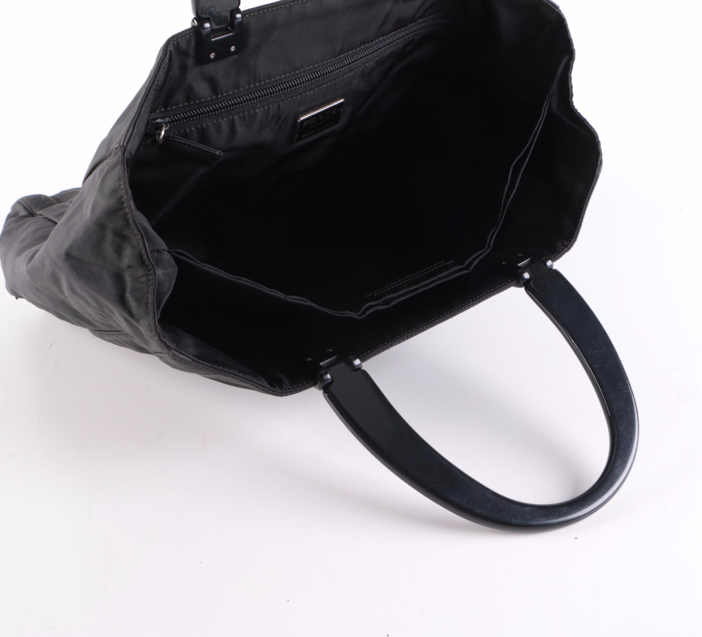 Prada Black Tessuto Nylon Tote Bag