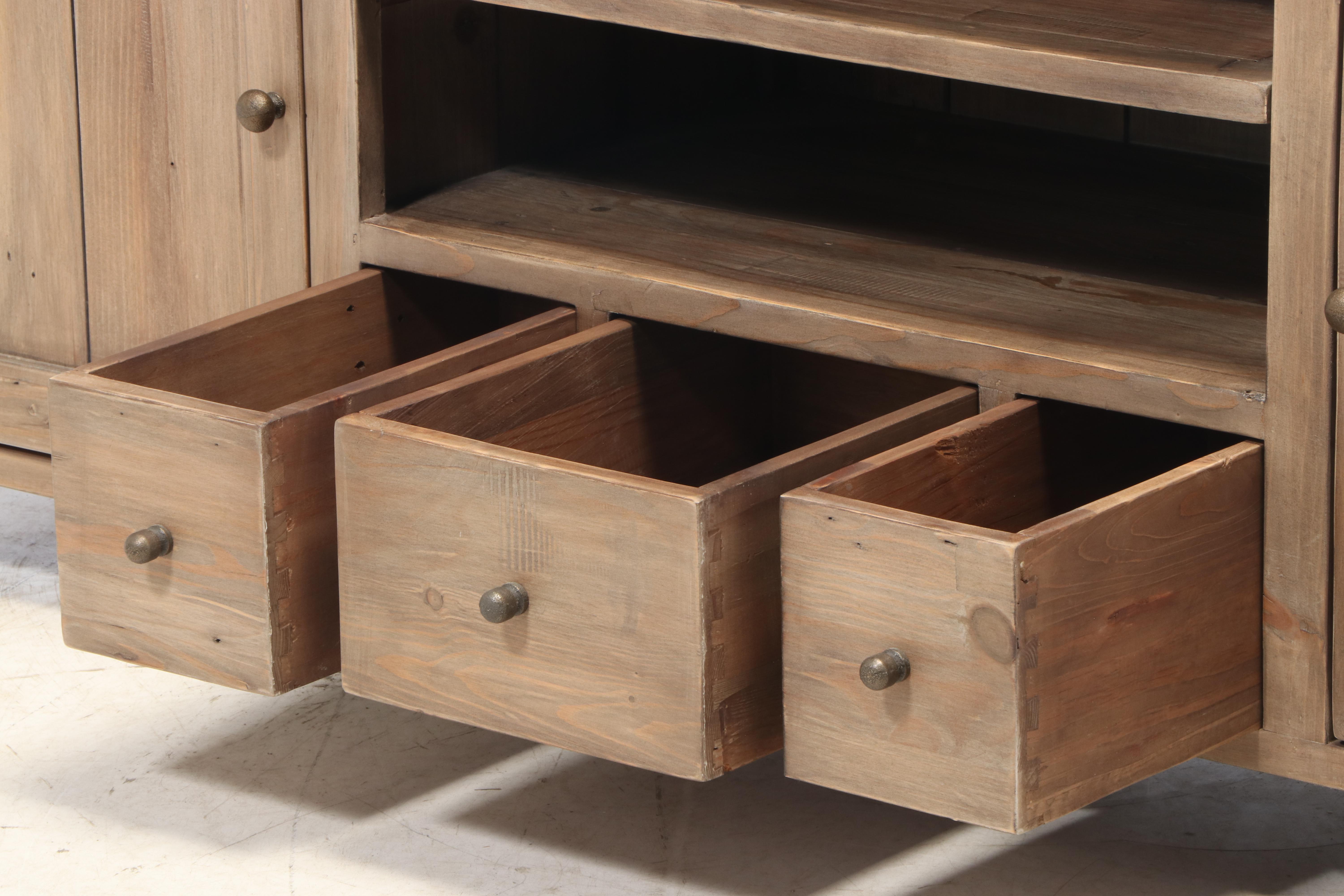 Reclaimed Furniture Pine Media Console