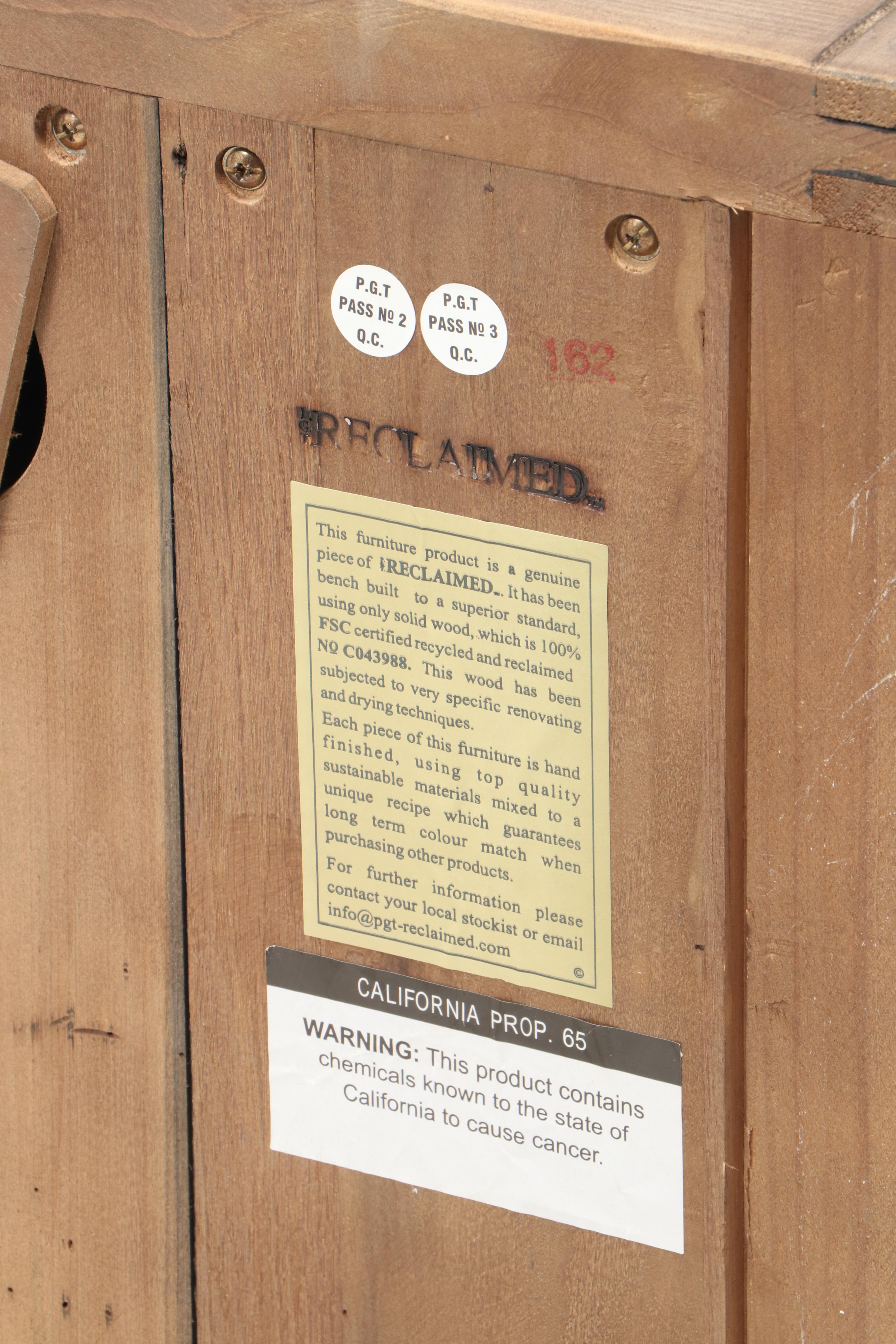 Reclaimed Furniture Pine Media Console