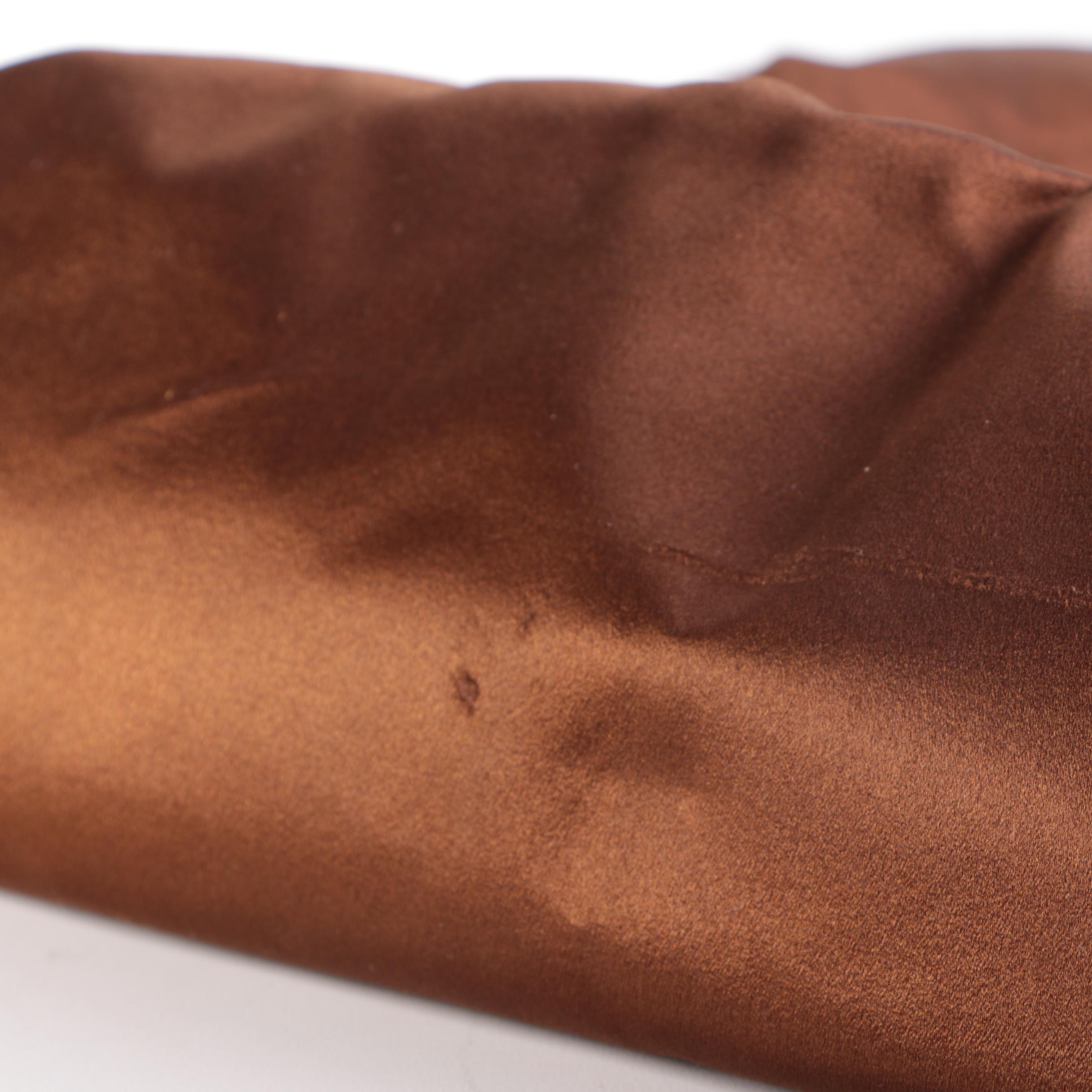 Prada Brown Fabric Large Tote Bag