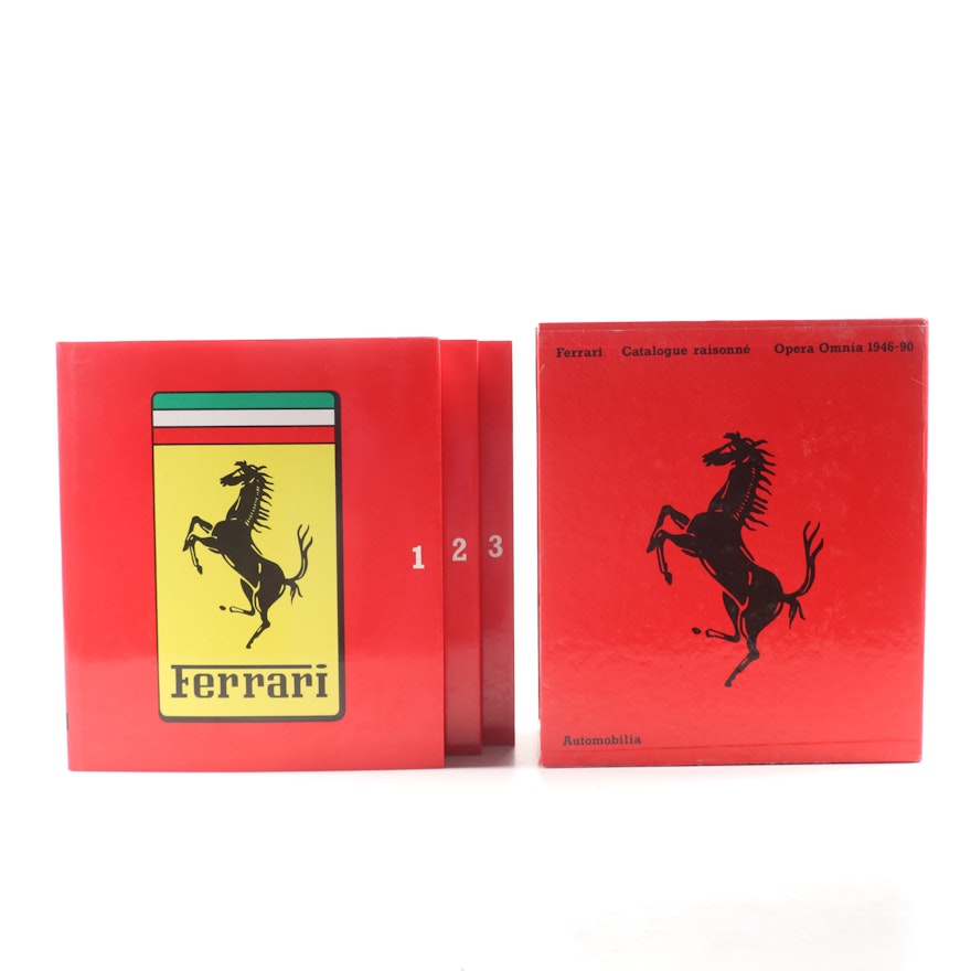 "Ferrari 1946–1990: Opera Omnia" Catalogue Raisonné Three-Volume Set, 1990