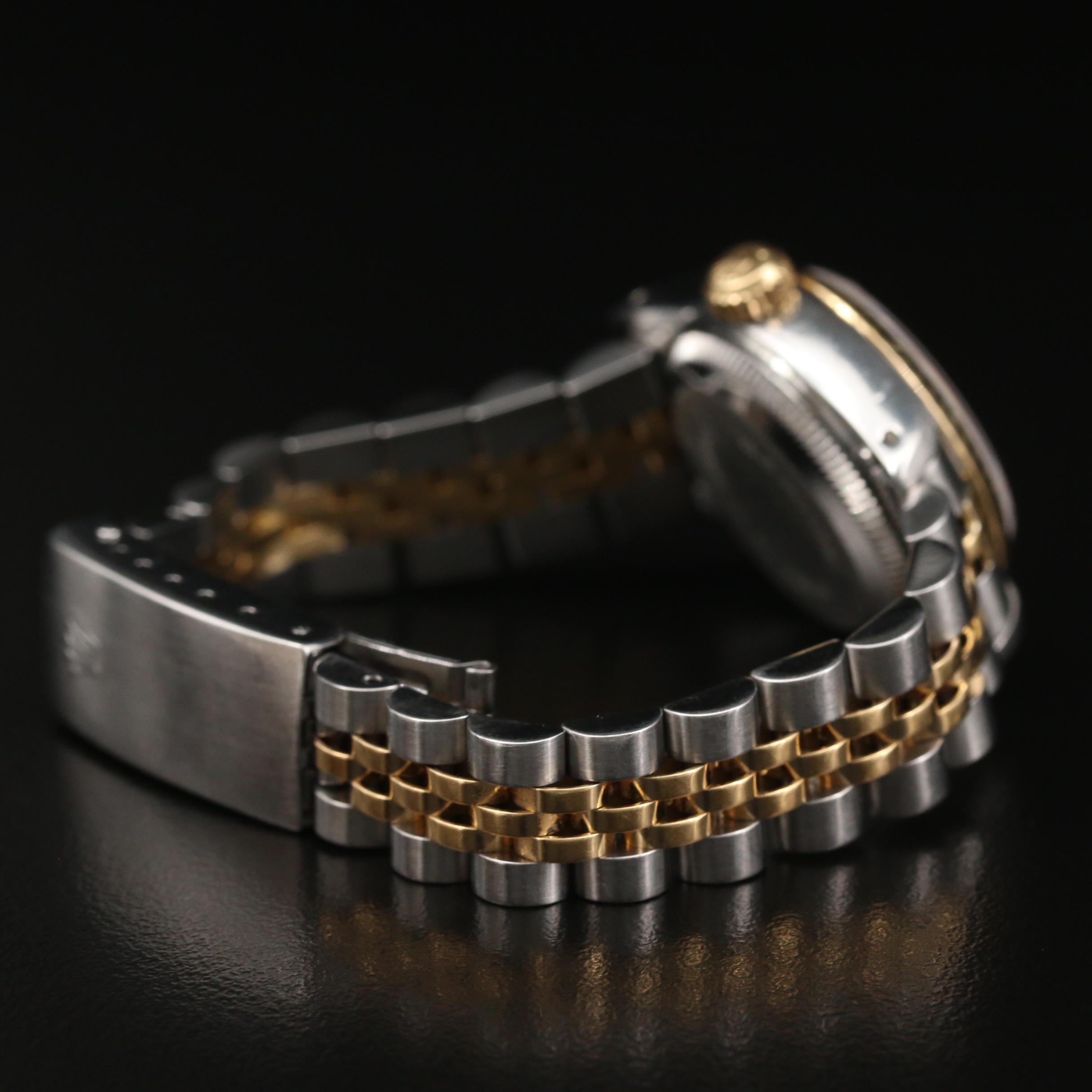 1990 Rolex Datejust 18K and Stainless Steel Automatic Watch