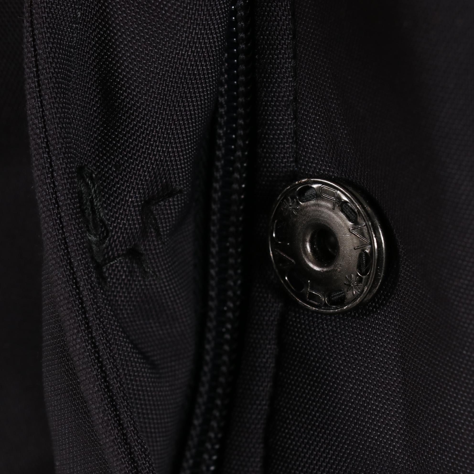 Prada Linea Rossa Black Nylon and Fur Jacket