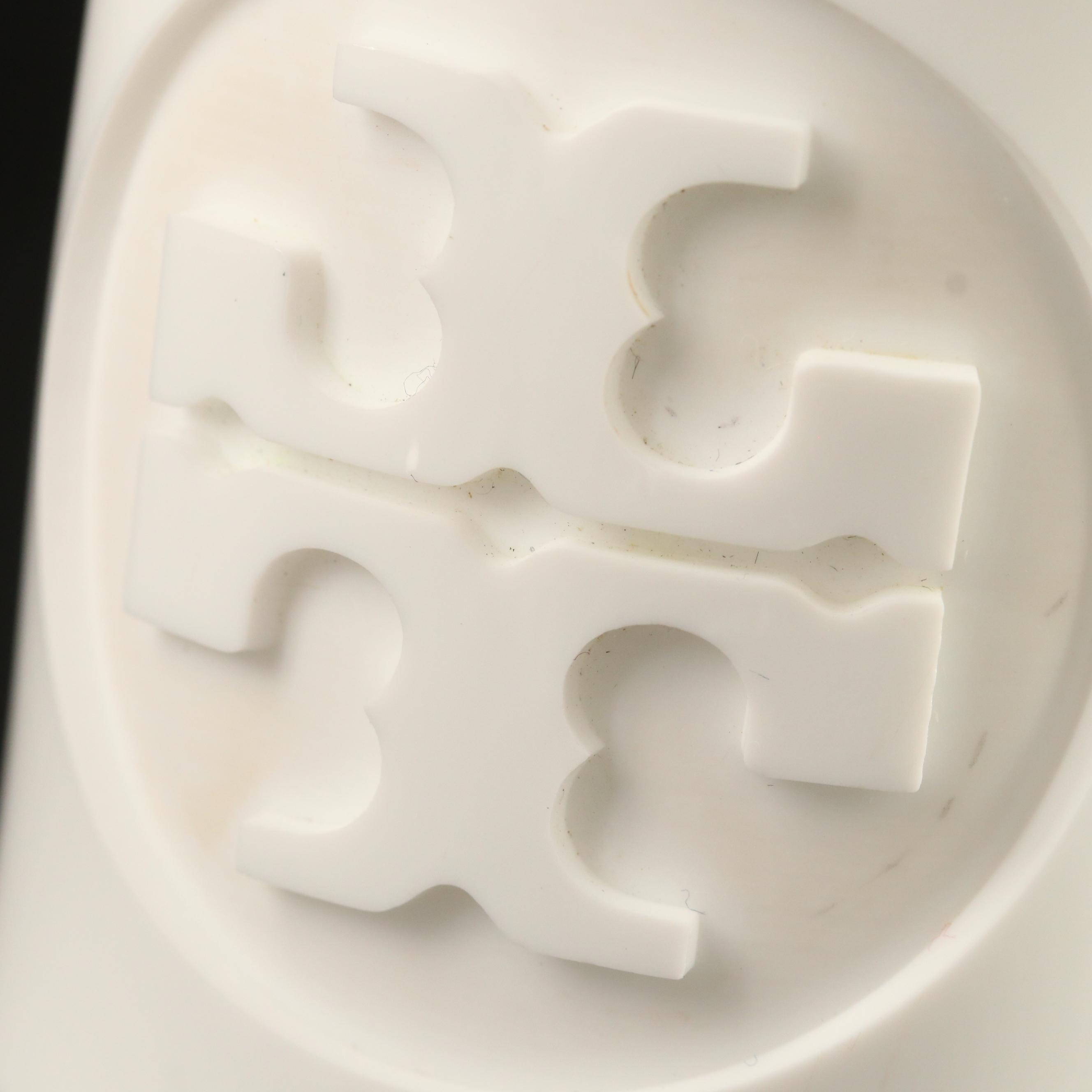 Tory Burch White Lucite Cuff