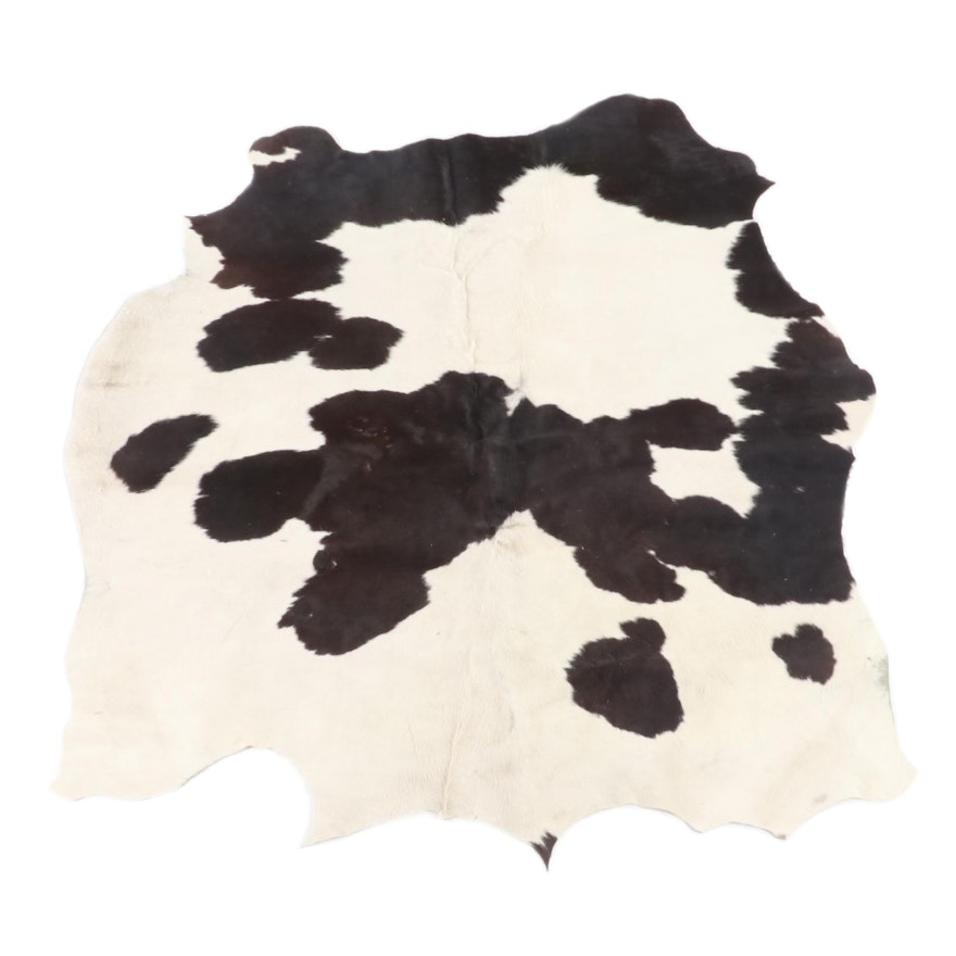 5'2 x 6'5 Natural Cowhide Area Rug