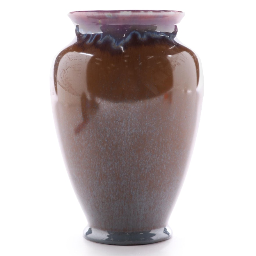 Rookwood Pottery Drip Glaze Production Vase, 1933