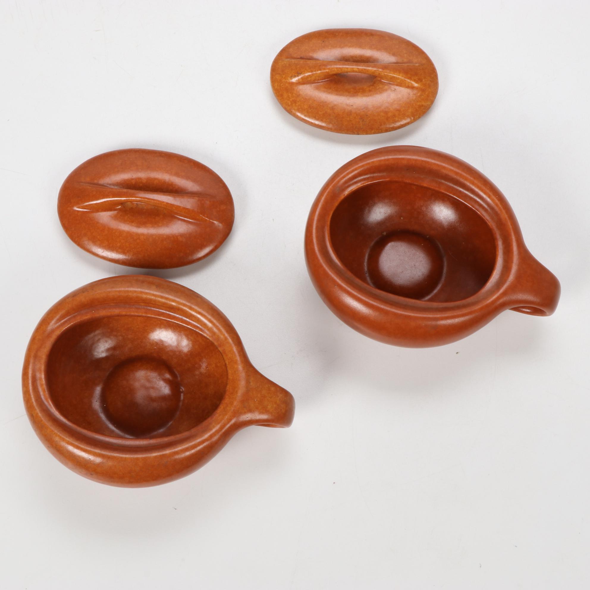 Roseville Pottery "Raymor Terra Cotta" Dinnerware, Mid-20th Century