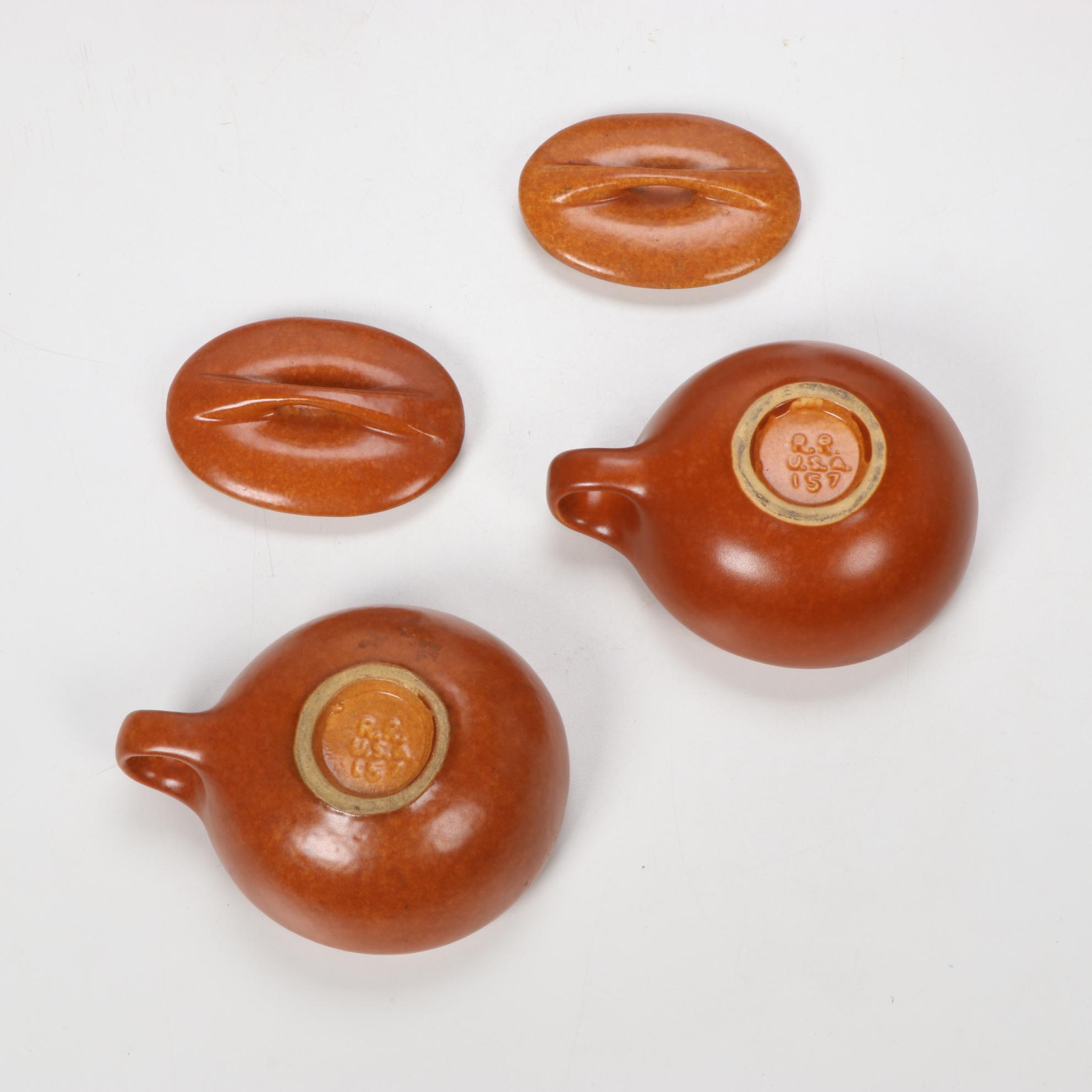 Roseville Pottery "Raymor Terra Cotta" Dinnerware, Mid-20th Century