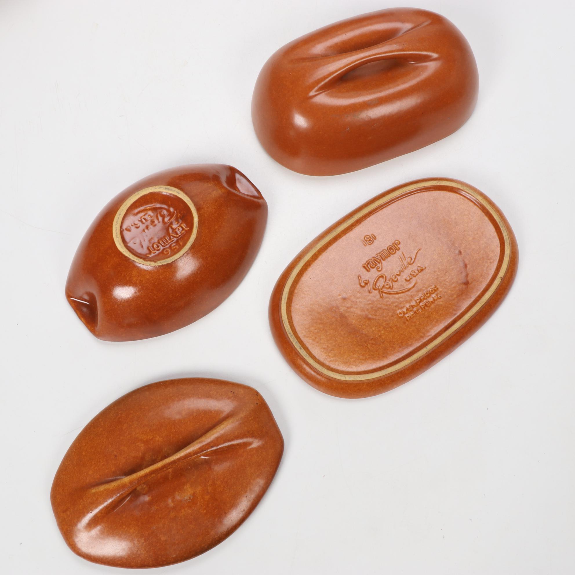 Roseville Pottery "Raymor Terra Cotta" Dinnerware, Mid-20th Century